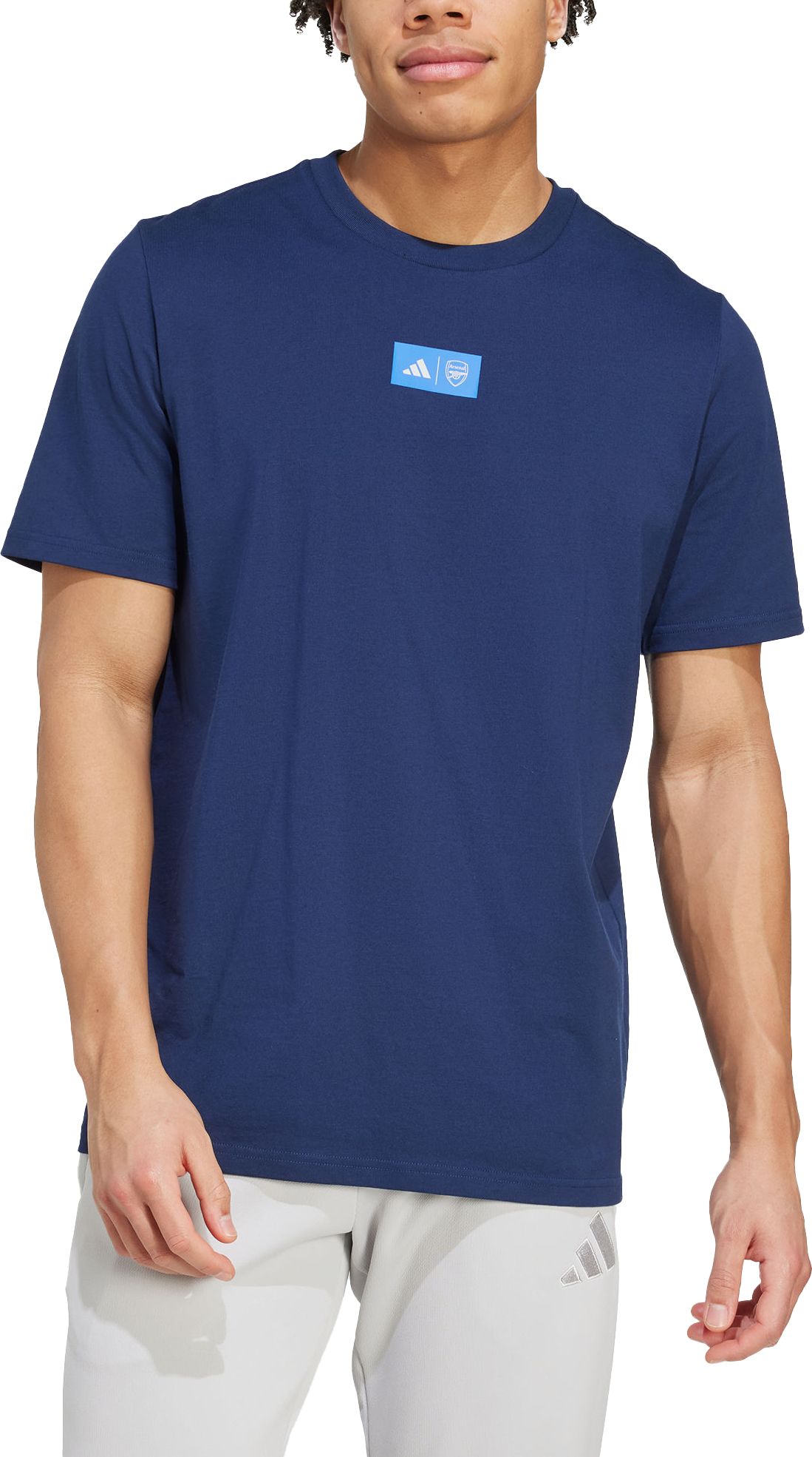 adidas Adult Arsenal Indigo Logo T-Shirt product image