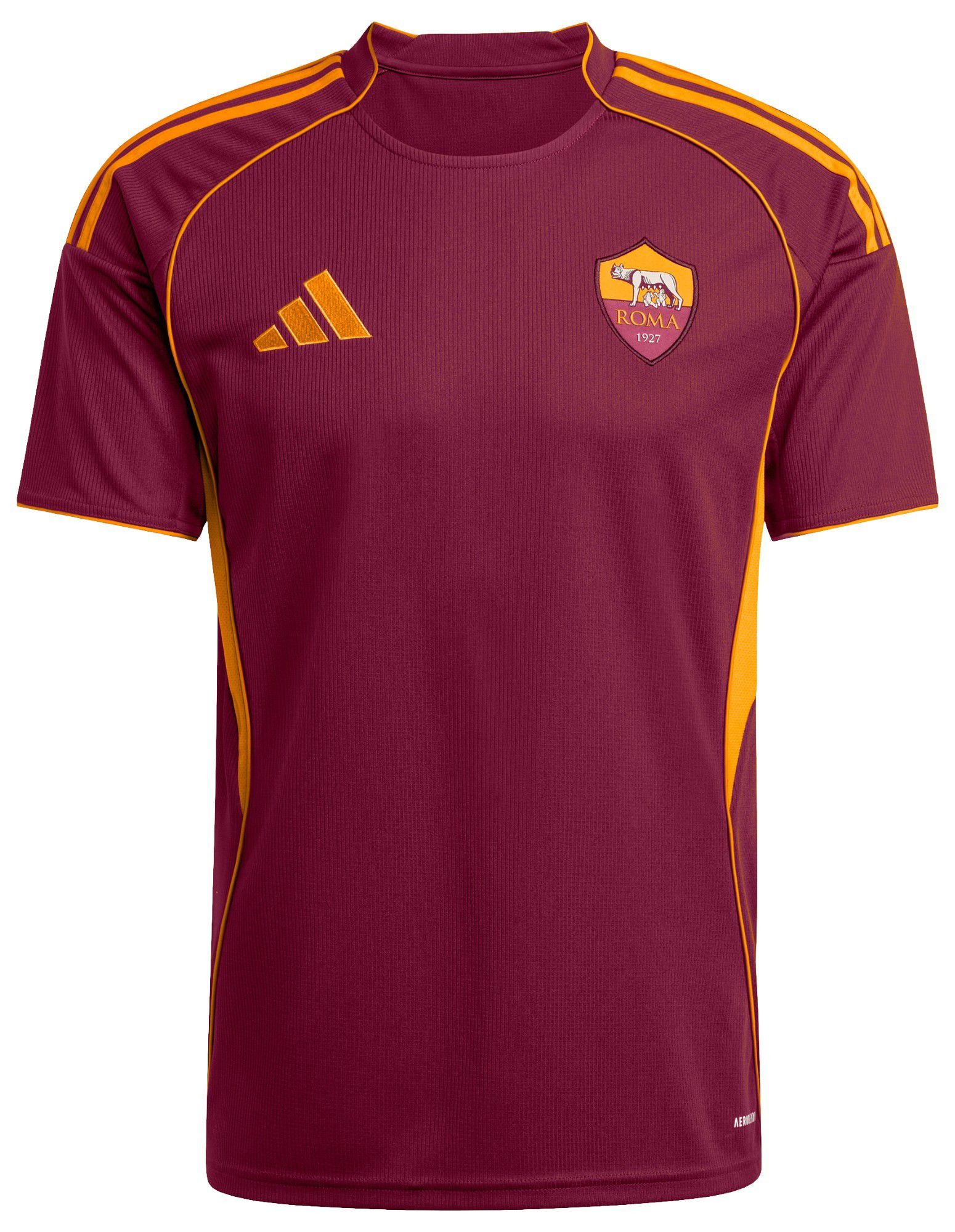 adidas Adult AS Roma 2025-26 Burgundy Home Replica Jersey product image