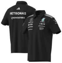 ◈ adidas × Mercedes-AMG / ポロシャツ Black L adidas MERCEDES - AMG PETRONAS FORMULA ONE TEAM POLO - Black