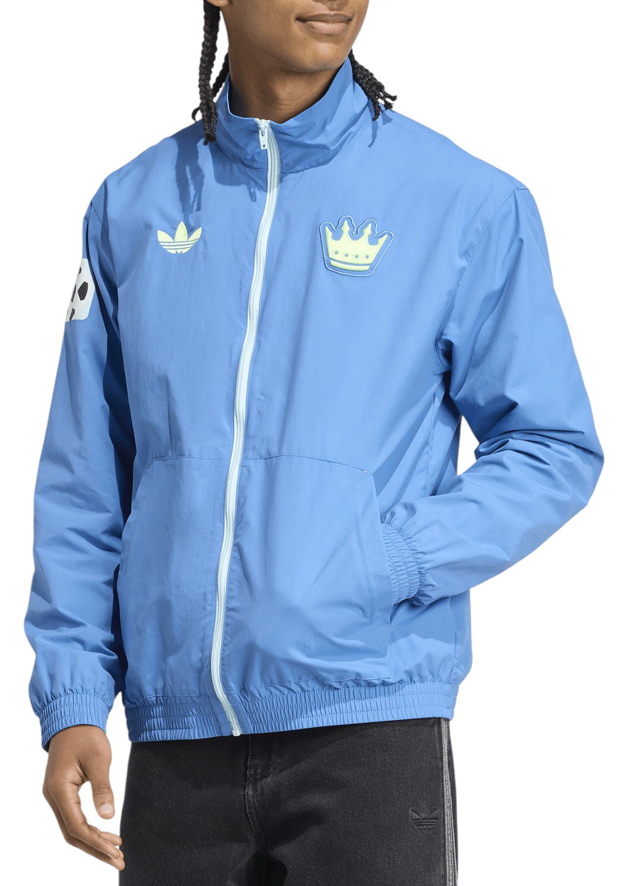 adidas Adult Charlotte FC 2025 Blue Prematch Jacket product image