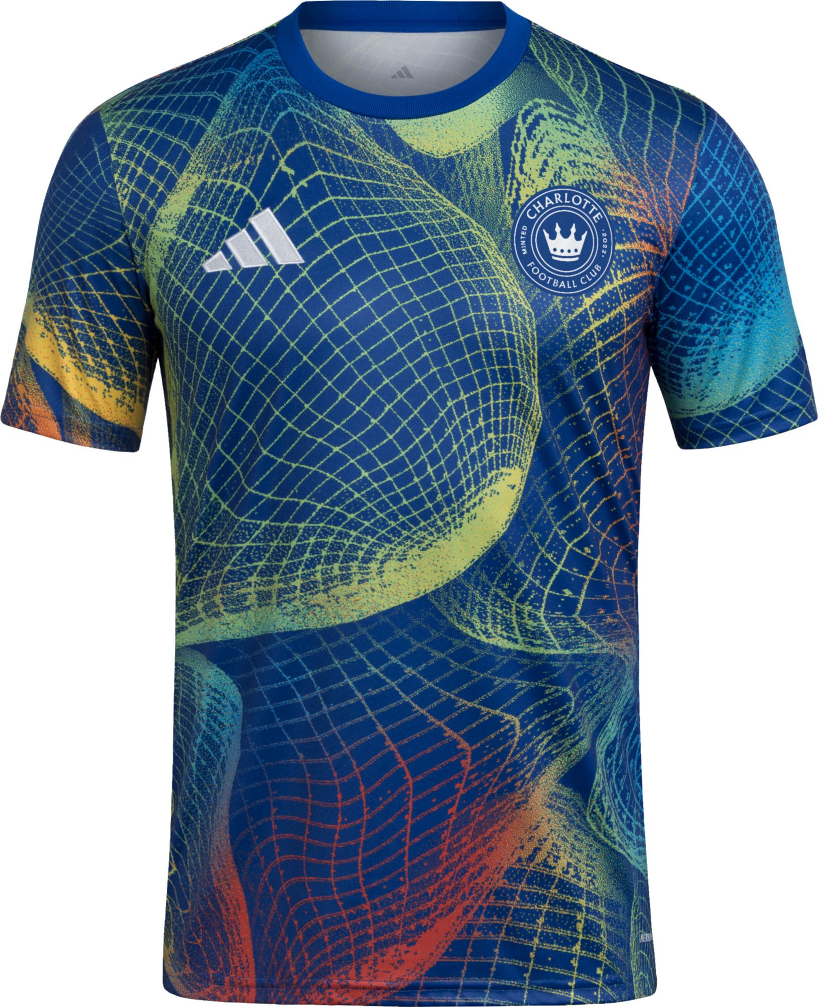 adidas Adult Charlotte FC 2025 United We Play Royal Prematch Jersey product image