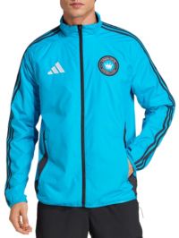 adidas Adult Charlotte FC 2025 Blue Anthem Reversible Jacket