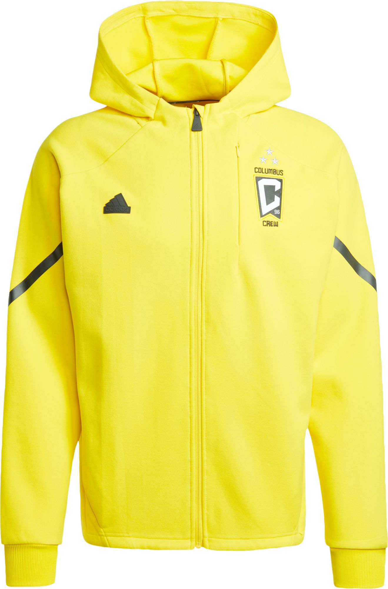 adidas Adult Columbus Crew 2024 Yellow Anthem Jacket