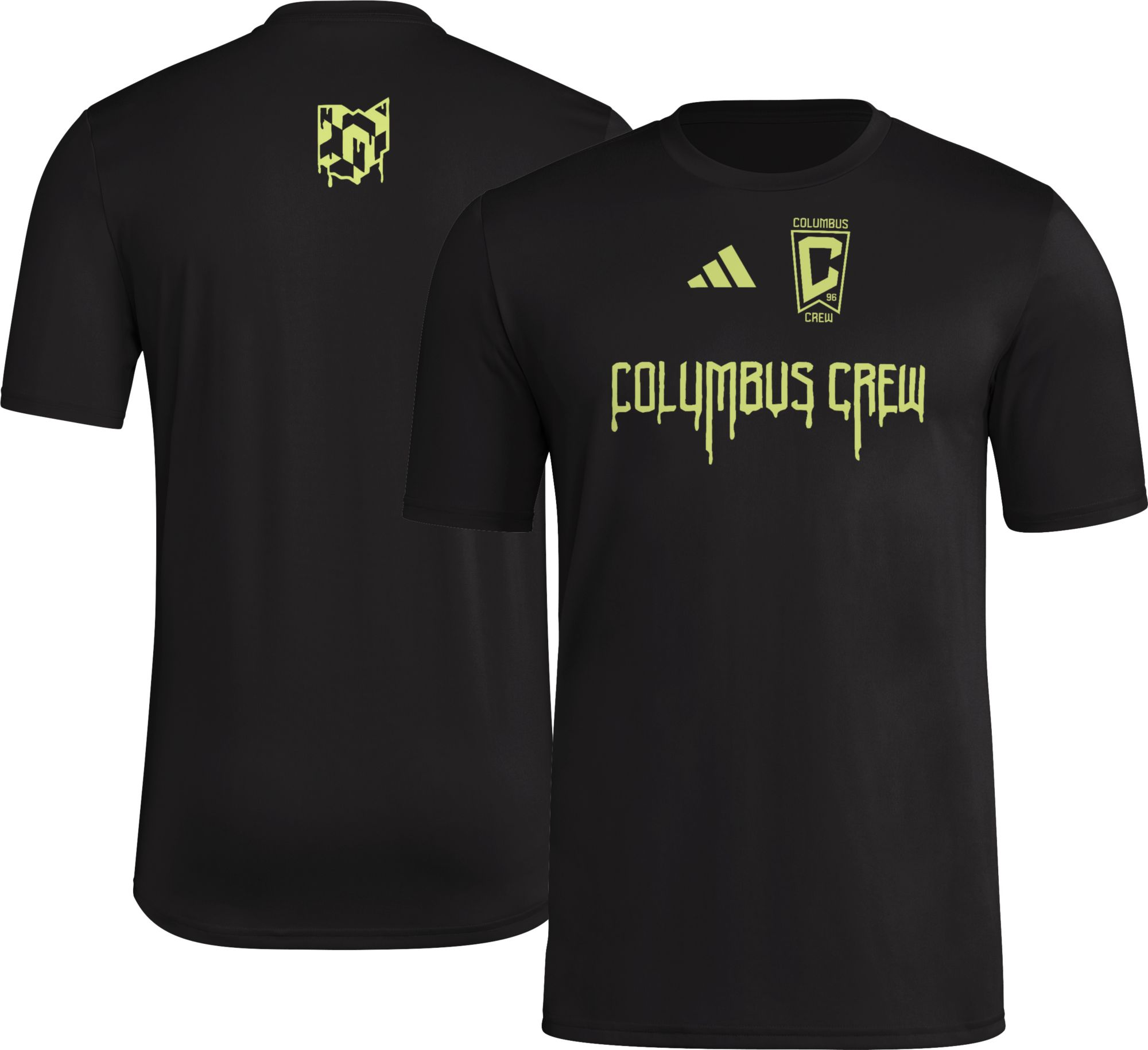 adidas Adult Columbus Crew 2025 Black Jersey Hook Away T-Shirt product image