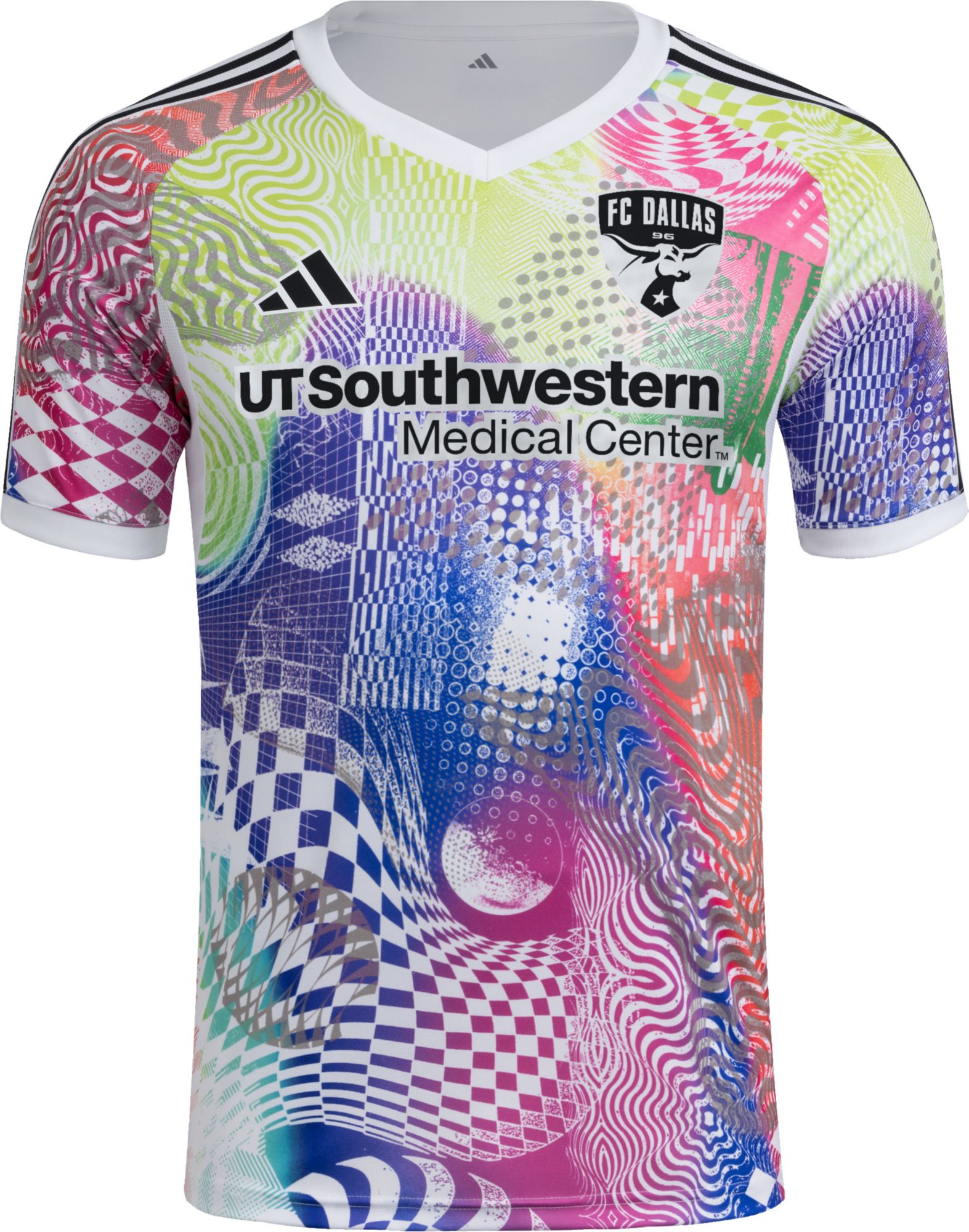 adidas Adult FC Dallas 2025 Pride Prematch Jersey product image