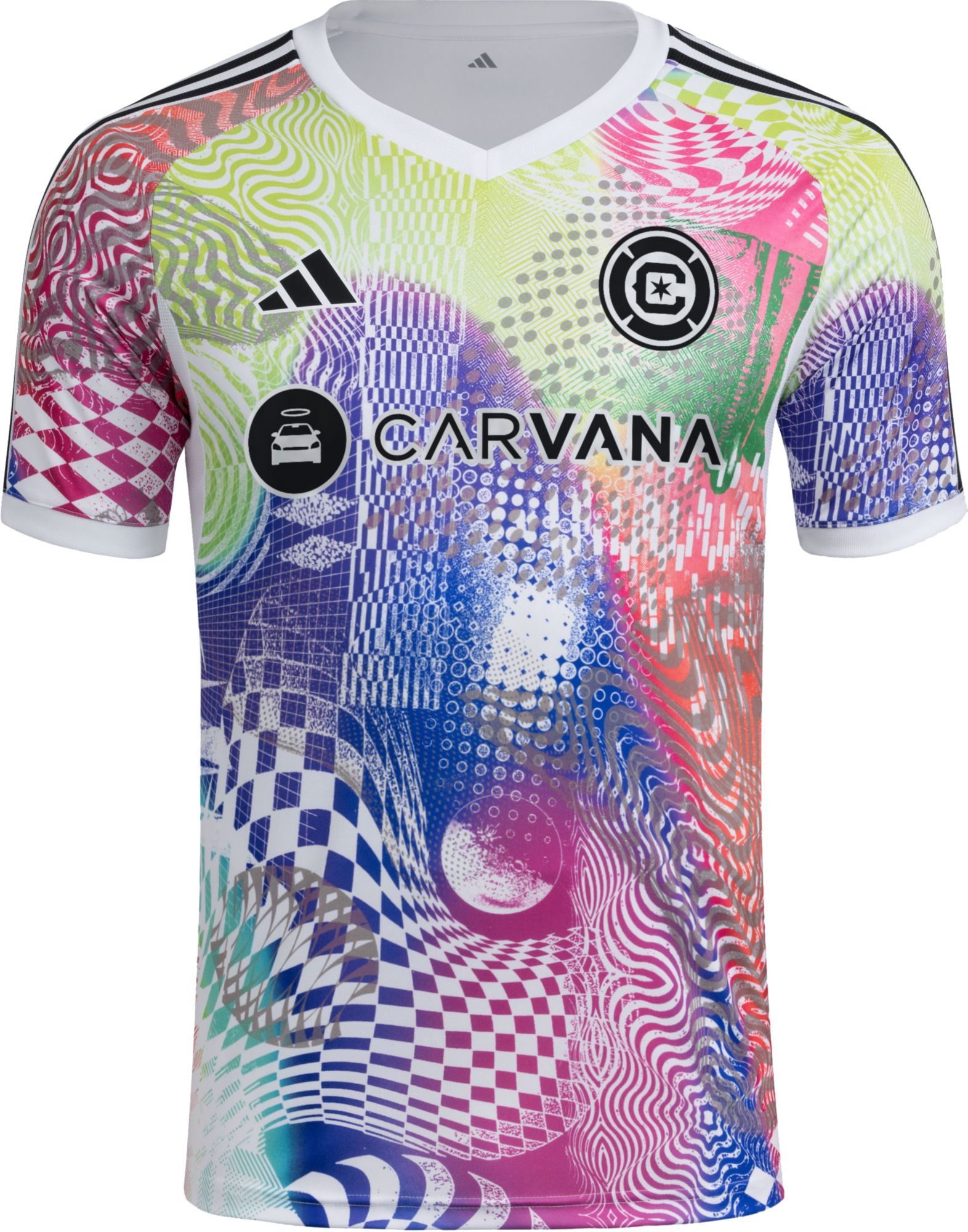 adidas Adult Chicago Fire 2025 Pride Prematch Jersey product image