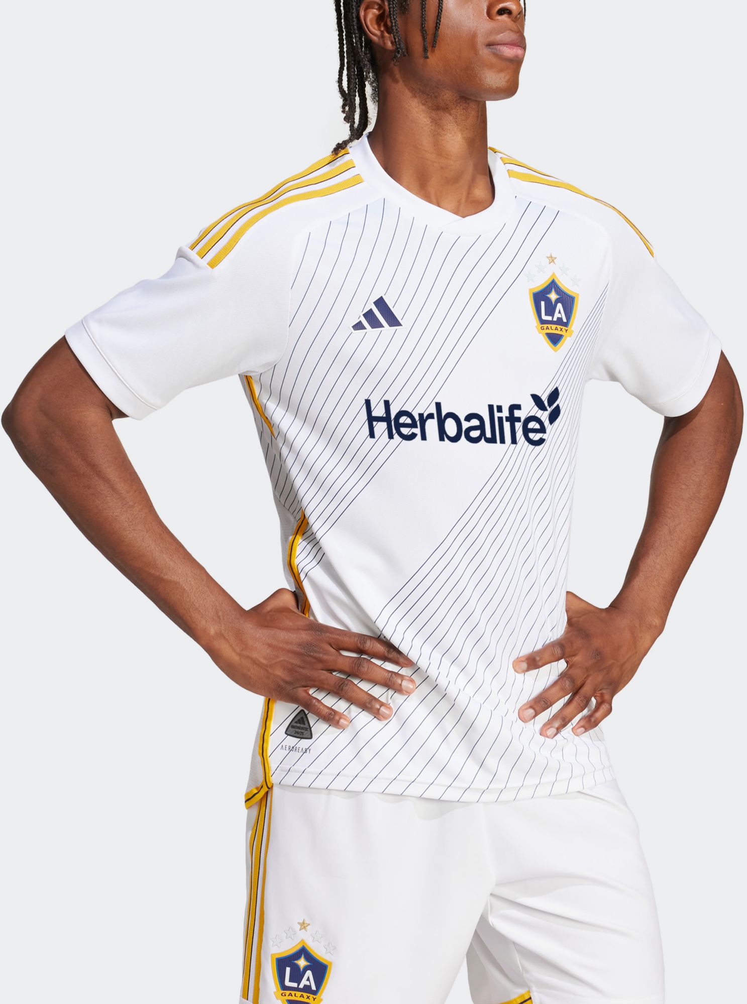 adidas Adult Los Angeles Galaxy 2024 Primary Authentic Jersey