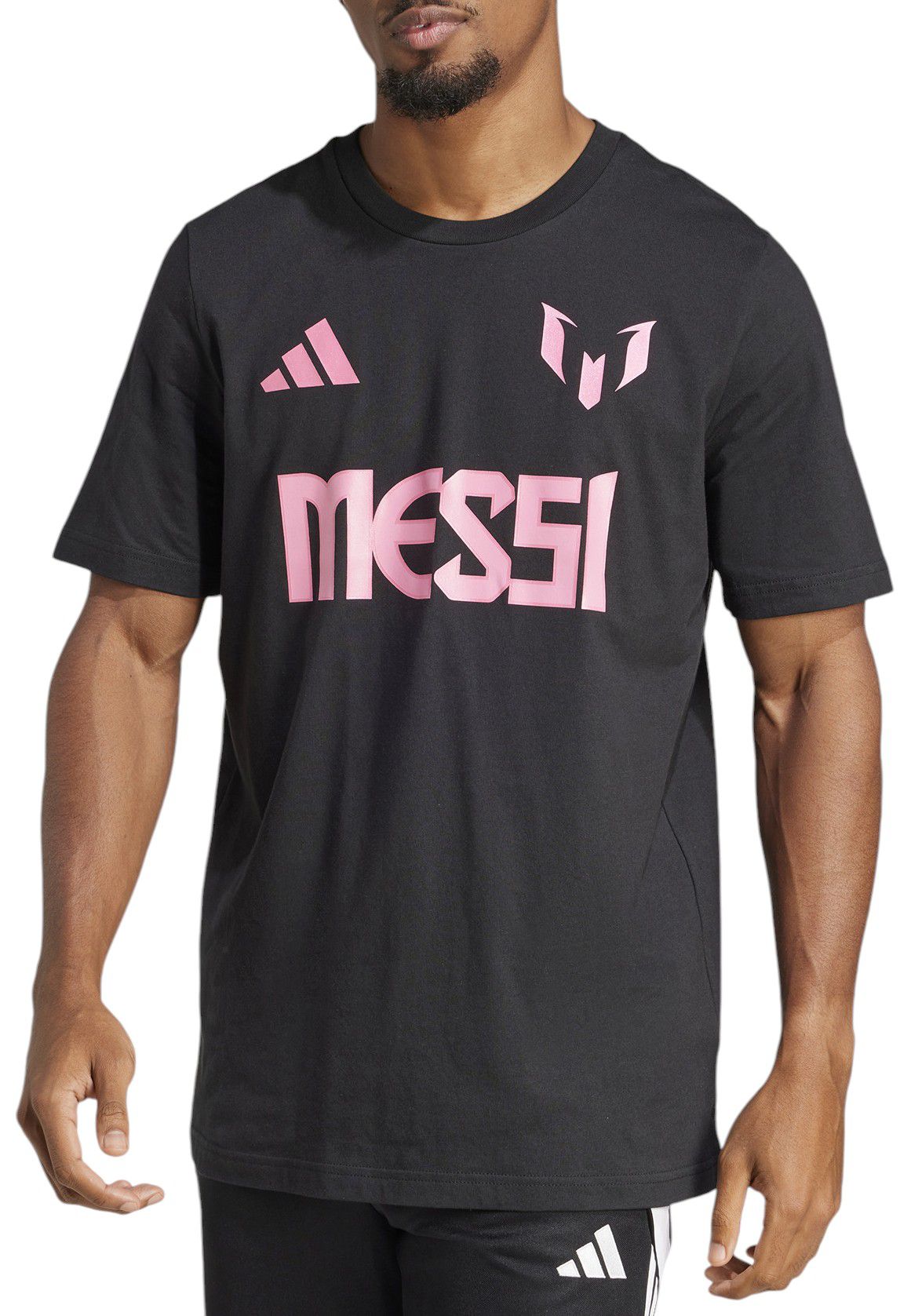 adidas Men's Inter Miami CF 2025 Lionel Messi #10 Black T-Shirt product image