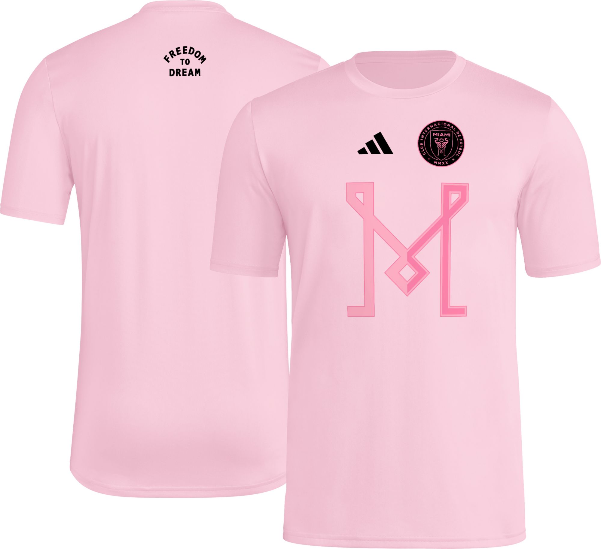 adidas Adult Inter Miami CF 2025 Pink Jersey Hook Home T-Shirt product image