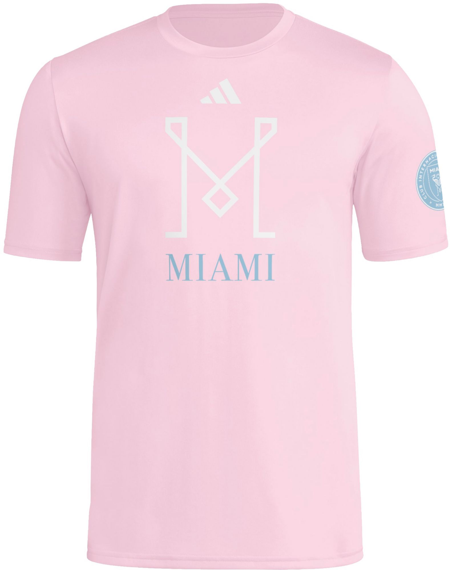 adidas Adult Inter Miami CF 2025 Jersey Hook Pink T-Shirt product image