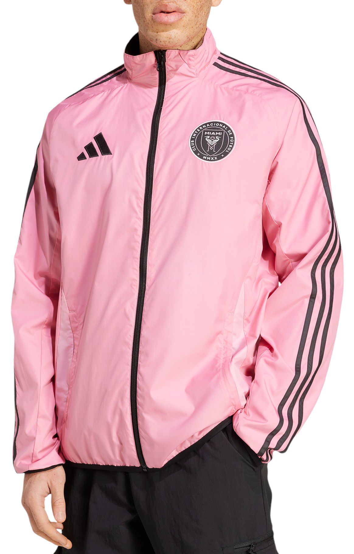adidas Adult Inter Miami CF 2025 Pink Anthem Reversible Jacket product image