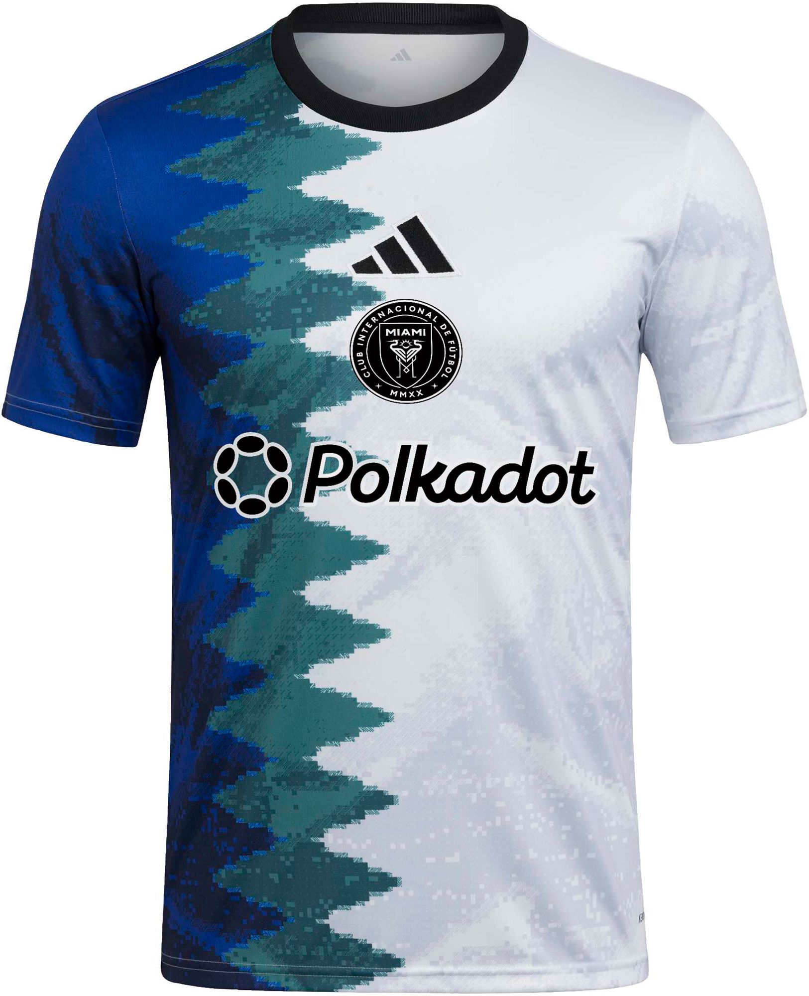 adidas Adult Inter Miami CF 2025 eSports Pixels To Pitch White Prematch Jersey product image