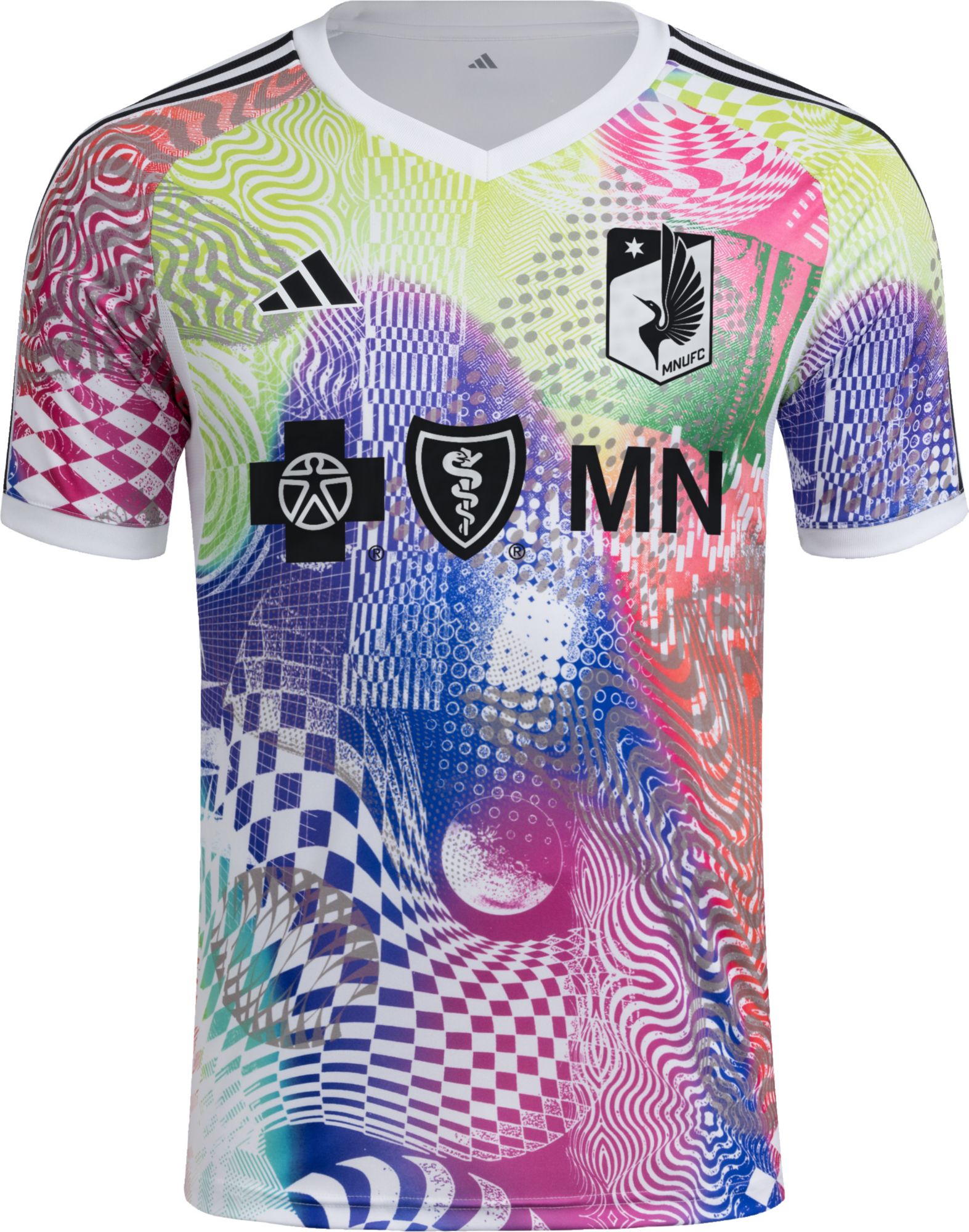 adidas Adult Minnesota United FC 2025 Pride Prematch Jersey product image