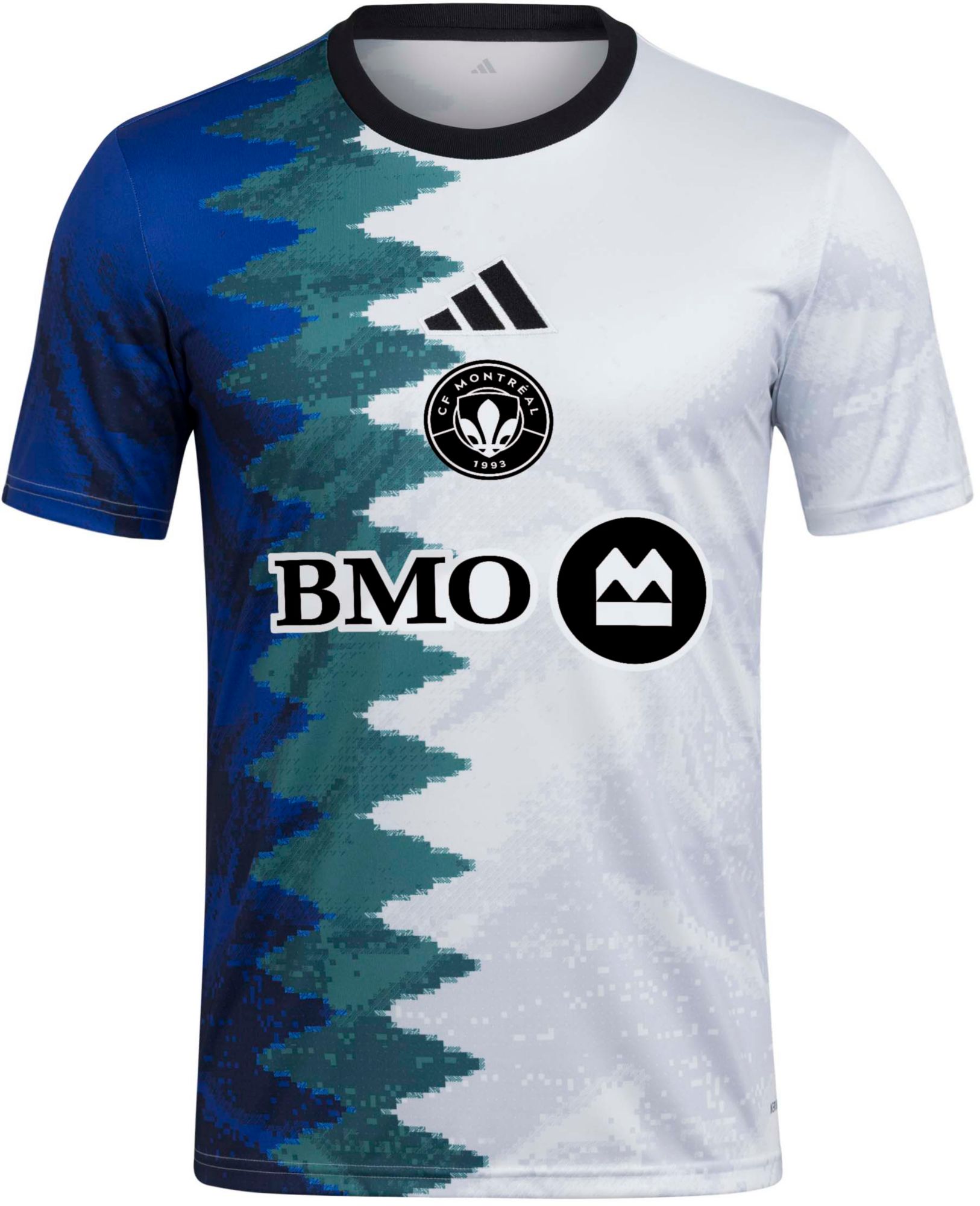 adidas Adult CF Montreal 2025 eSports Pixels To Pitch White Prematch Jersey product image