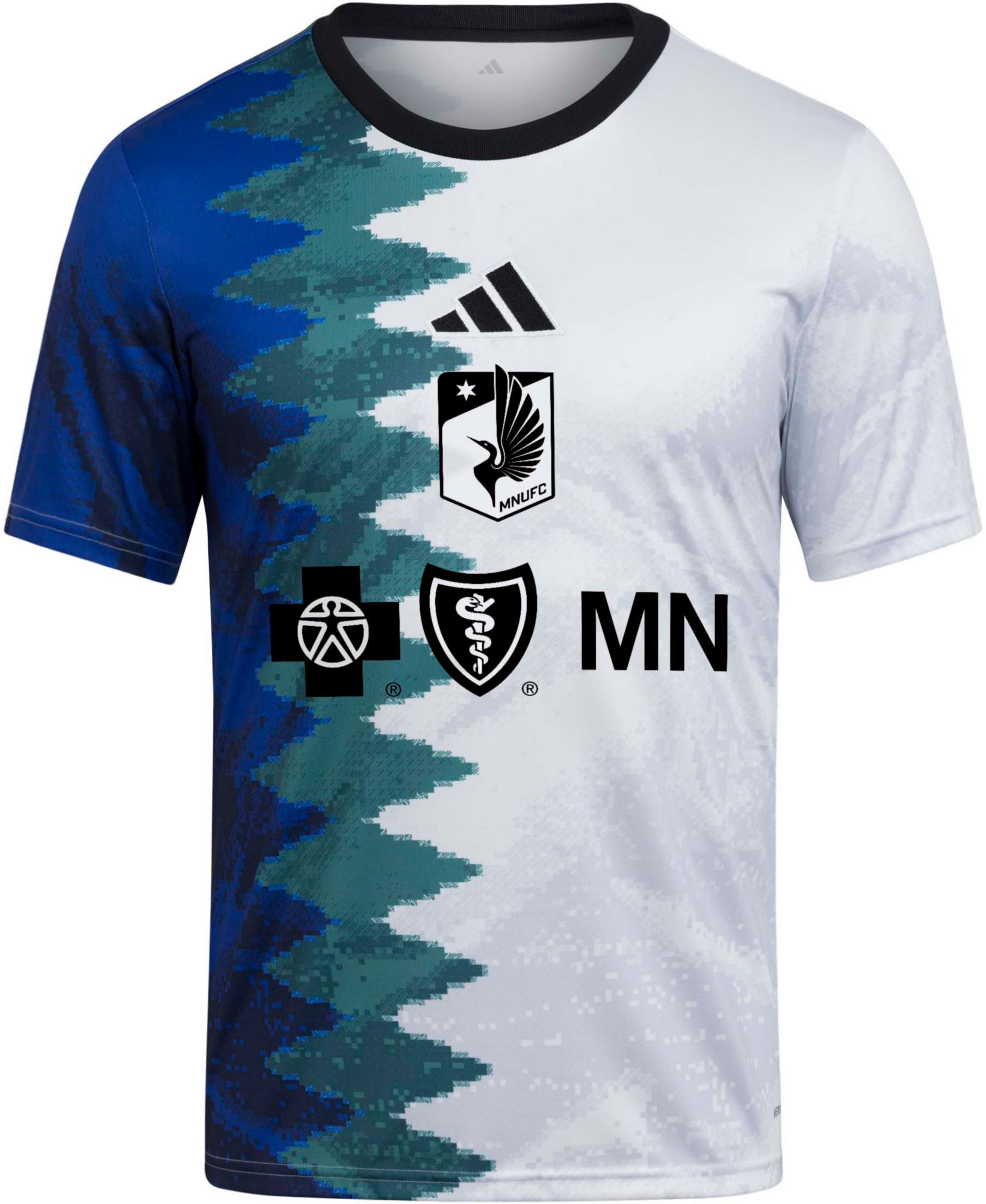 adidas Adult Minnesota United FC 2025 eSports Pixels To Pitch White Prematch Jersey product image