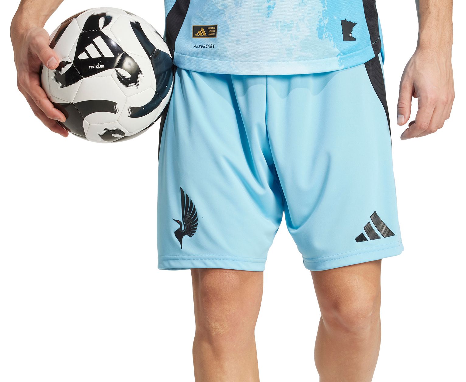 adidas Men's Minnesota United FC 2025 Light Blue Away T-Shirt product image