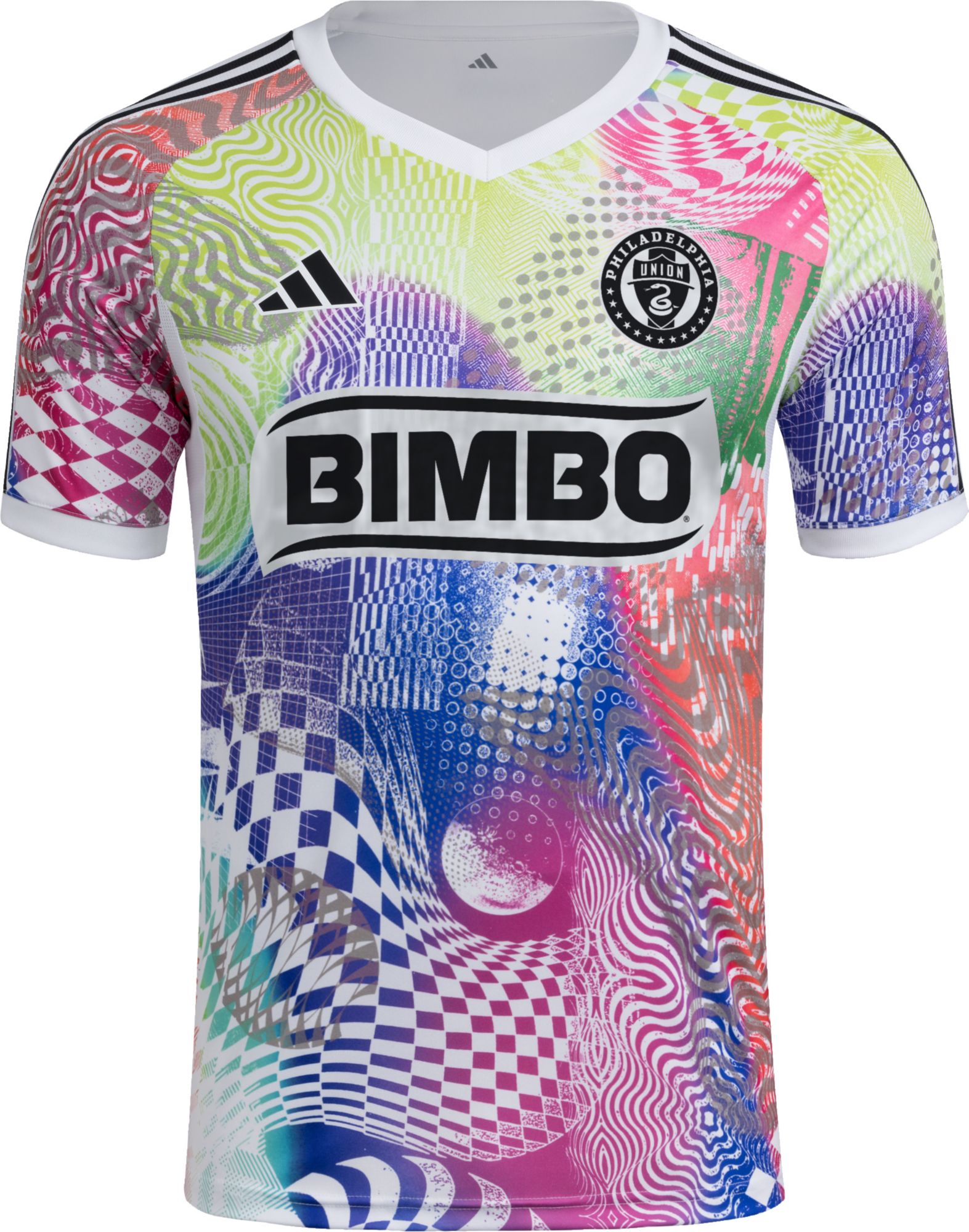 adidas Adult Philadelphia Union 2025 Pride Prematch Jersey product image