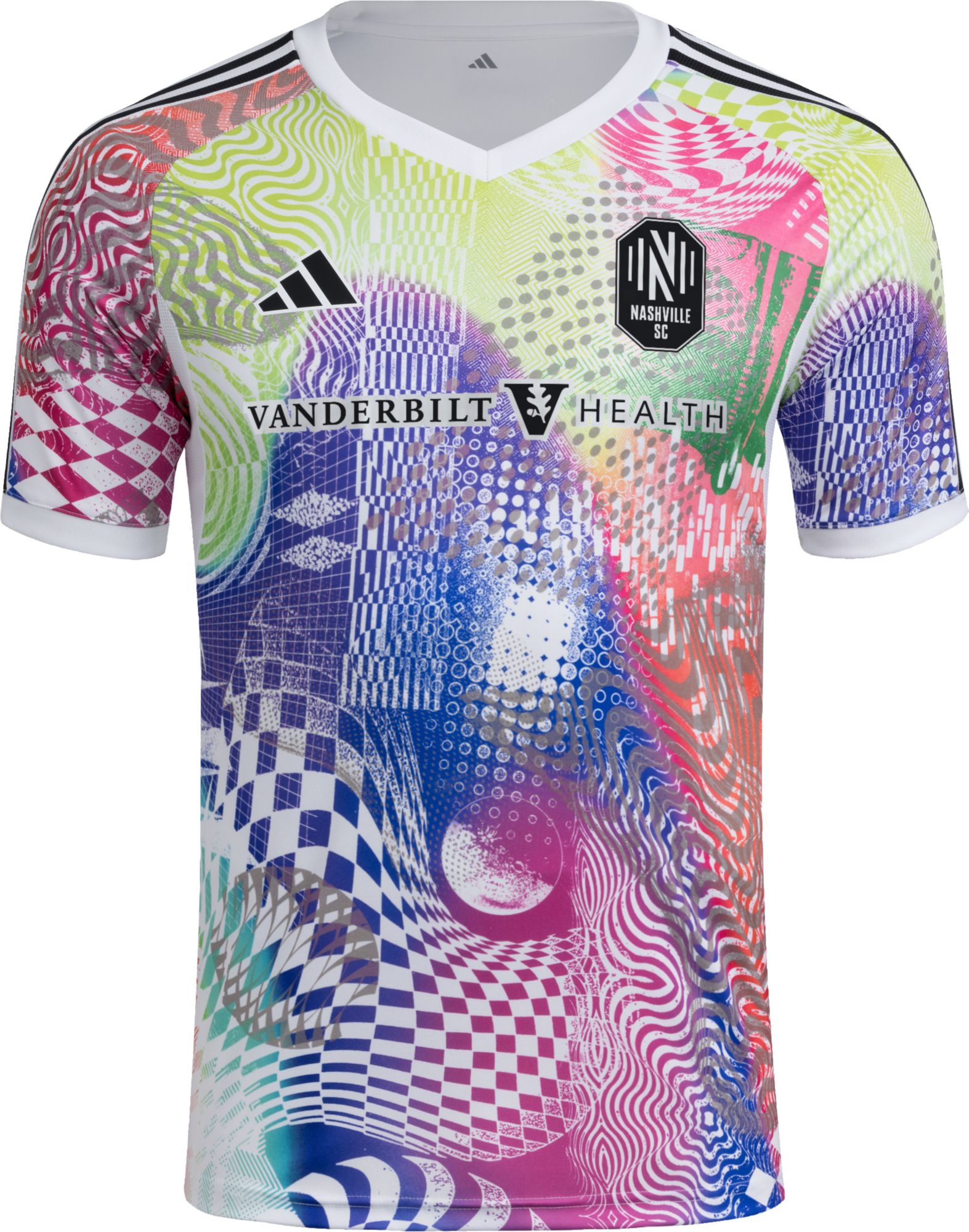 adidas Adult Nashville SC 2025 Pride Prematch Jersey product image