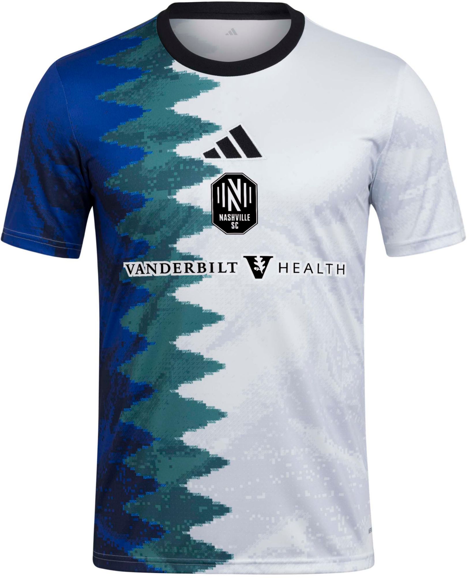 adidas Adult Nashville SC 2025 eSports Pixels To Pitch White Prematch Jersey product image