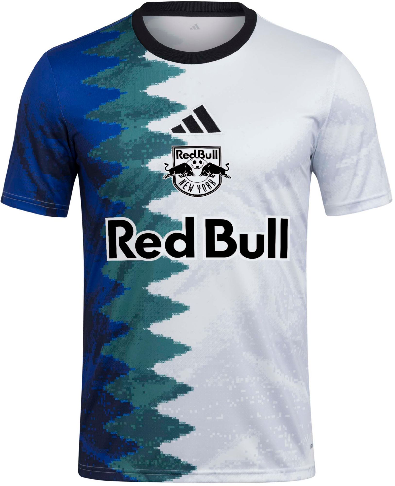 adidas Adult New York Red Bulls 2025 eSports Pixels To Pitch White Prematch Jersey product image