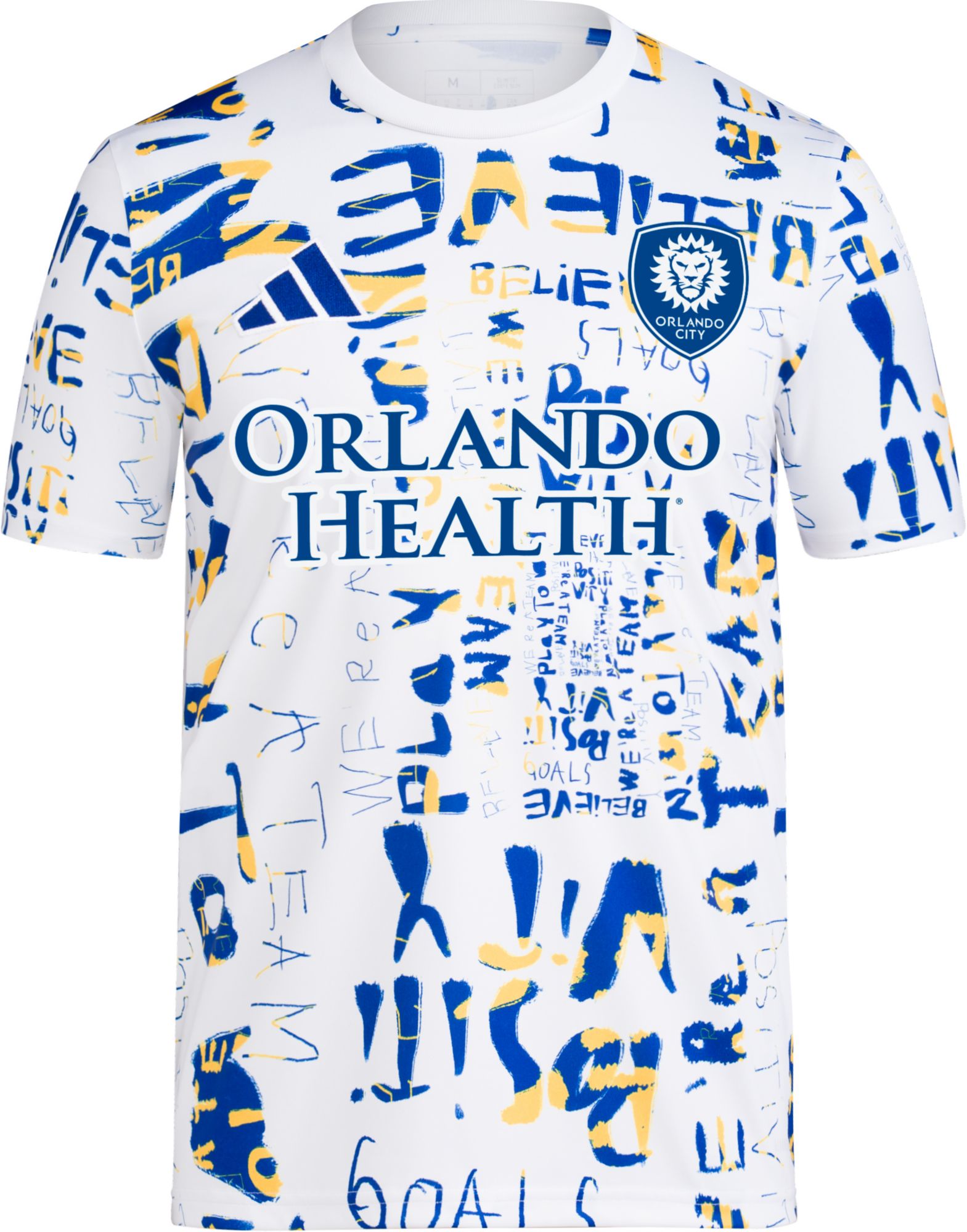 adidas Adult Orlando Pride 2024 Kick Childhood Cancer White Jersey product image