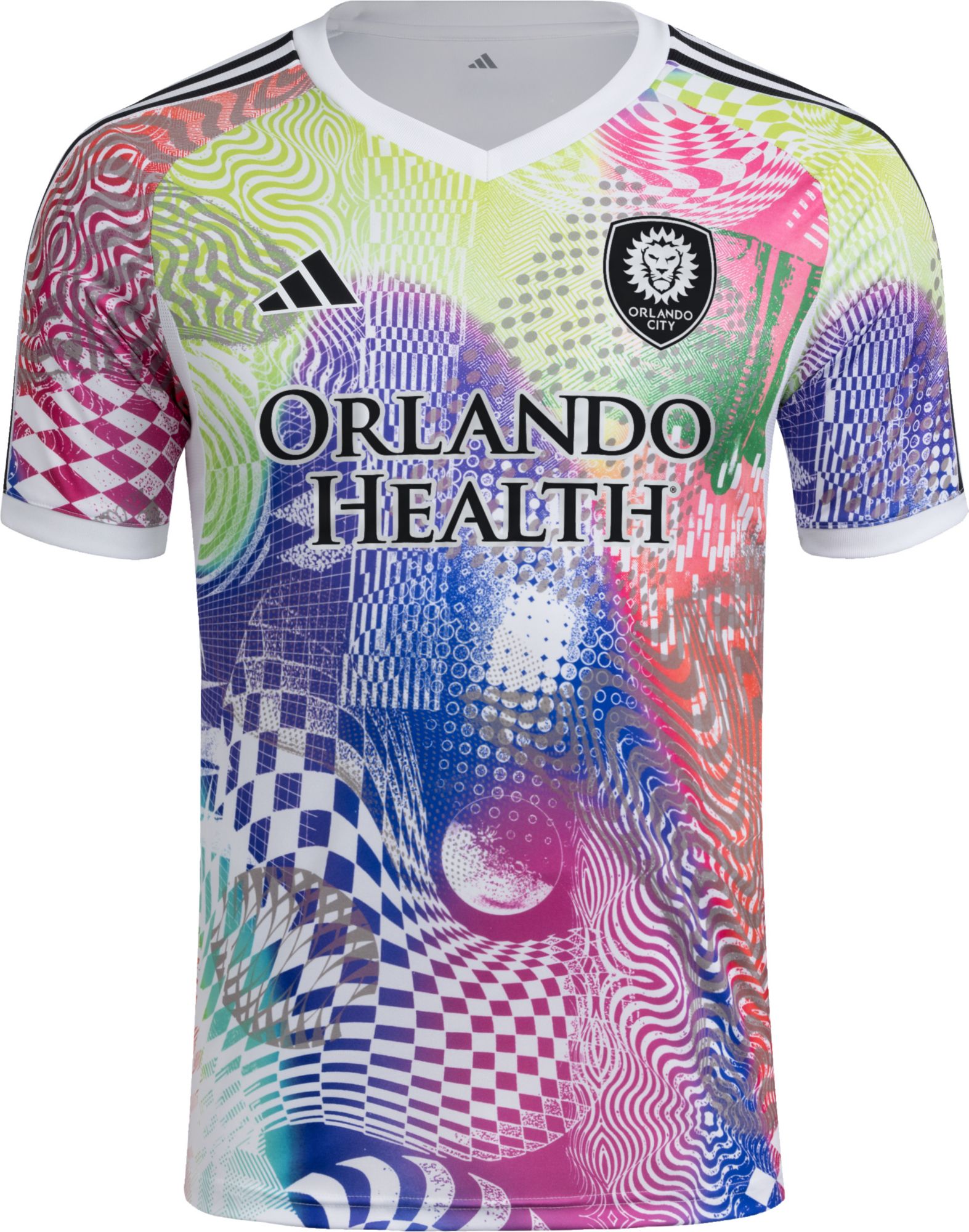 adidas Adult Orlando City 2025 Pride Prematch Jersey product image