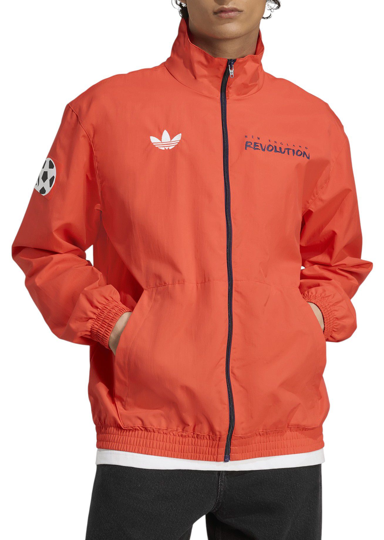 adidas Adult New England Revolution 2025 Red Prematch Jacket product image