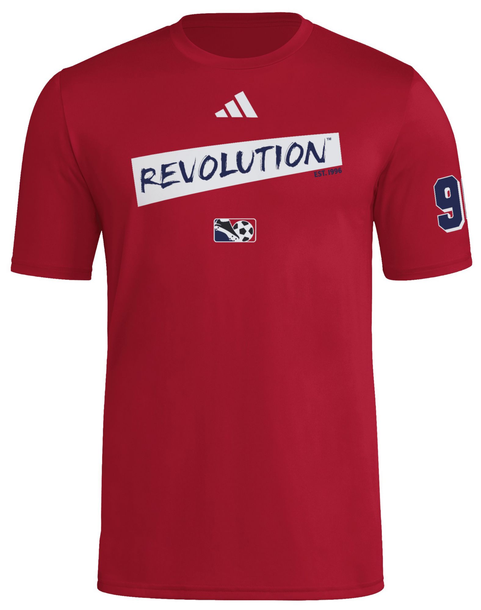 adidas Adult New England Revolution 2025 Jersey Hook Red T-Shirt product image