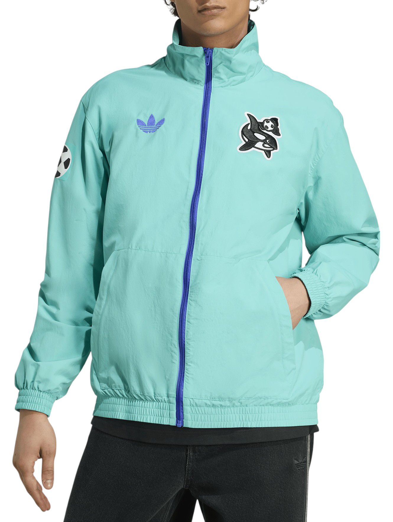adidas Adult Seattle Sounders 2025 Blue Prematch Jacket product image