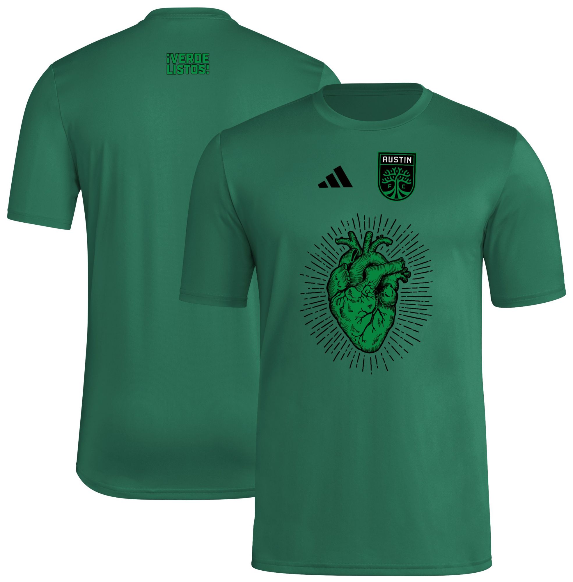 adidas Adult Austin FC 2025 Green Jersey Hook Home T-Shirt product image