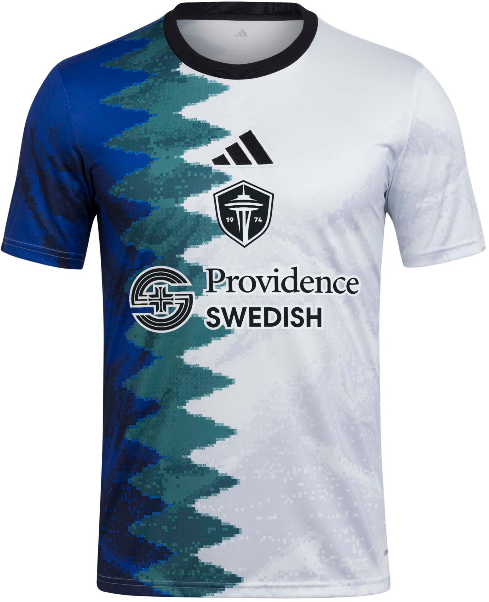 adidas Adult Seattle Sounders 2025 eSports Pixels To Pitch White Prematch Jersey product image