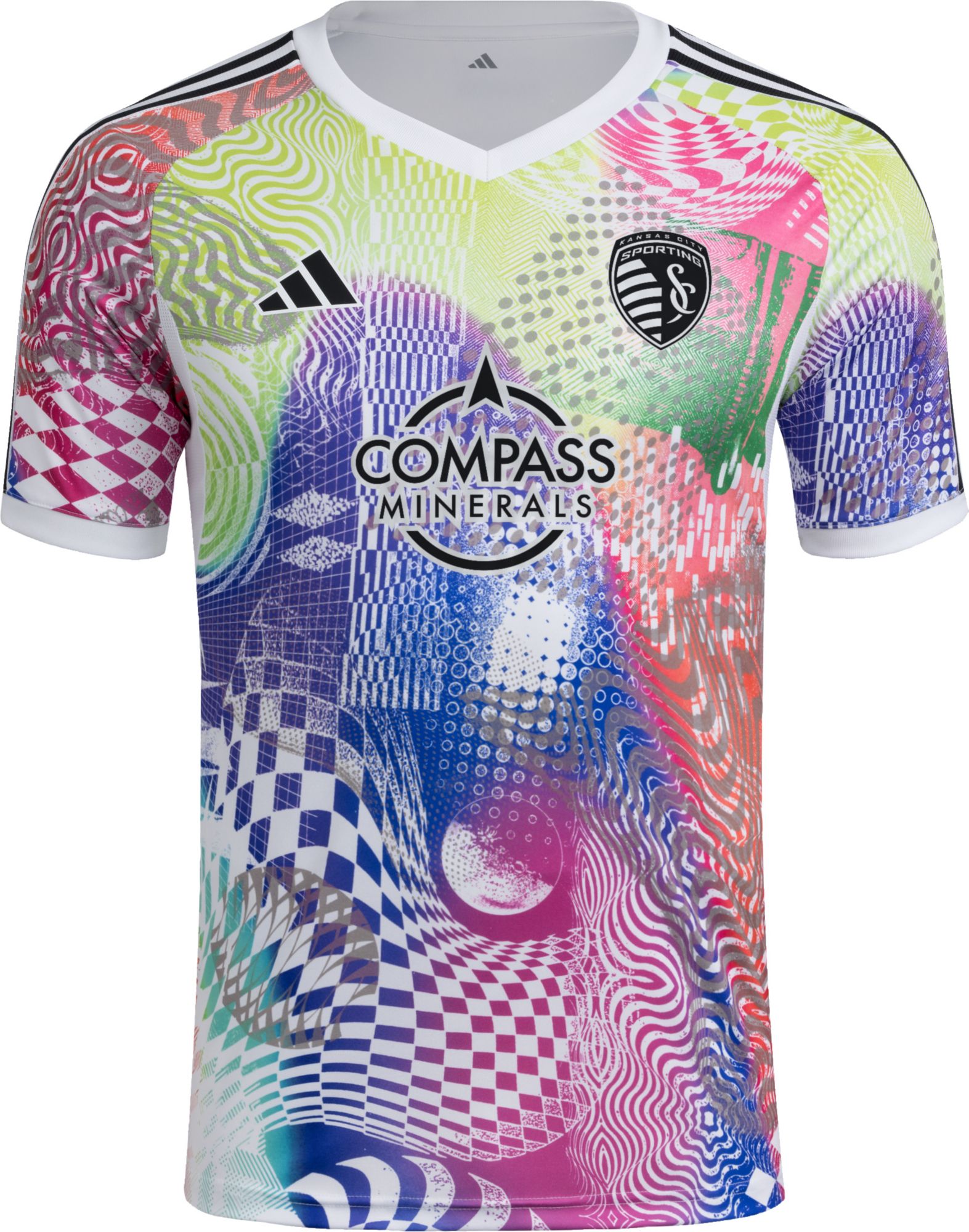 adidas Adult Sporting Kansas City 2025 Pride Prematch Jersey product image