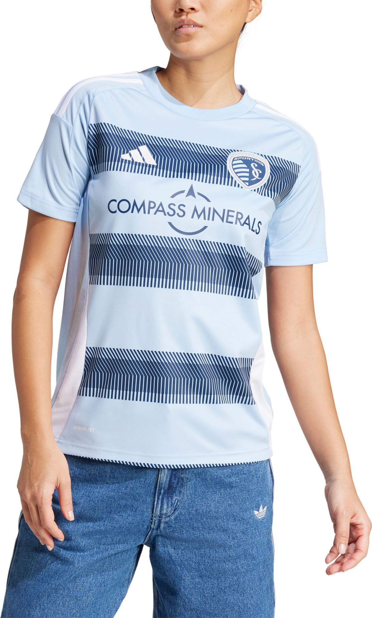 adidas Women's Sporting Kansas City 2025 Primary Replica "One KC" Jersey product image