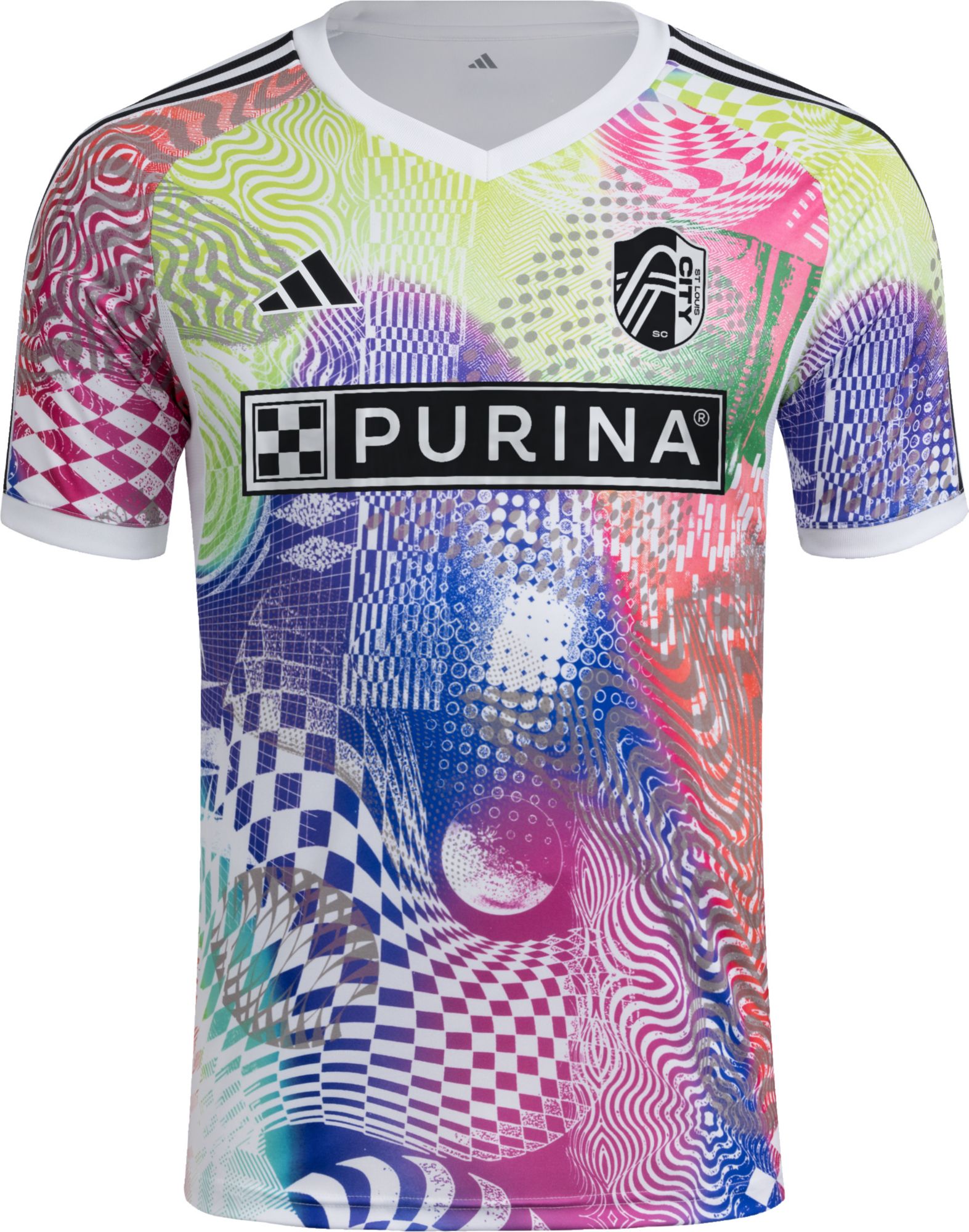 adidas Adult St. Louis City SC 2025 Pride Prematch Jersey product image