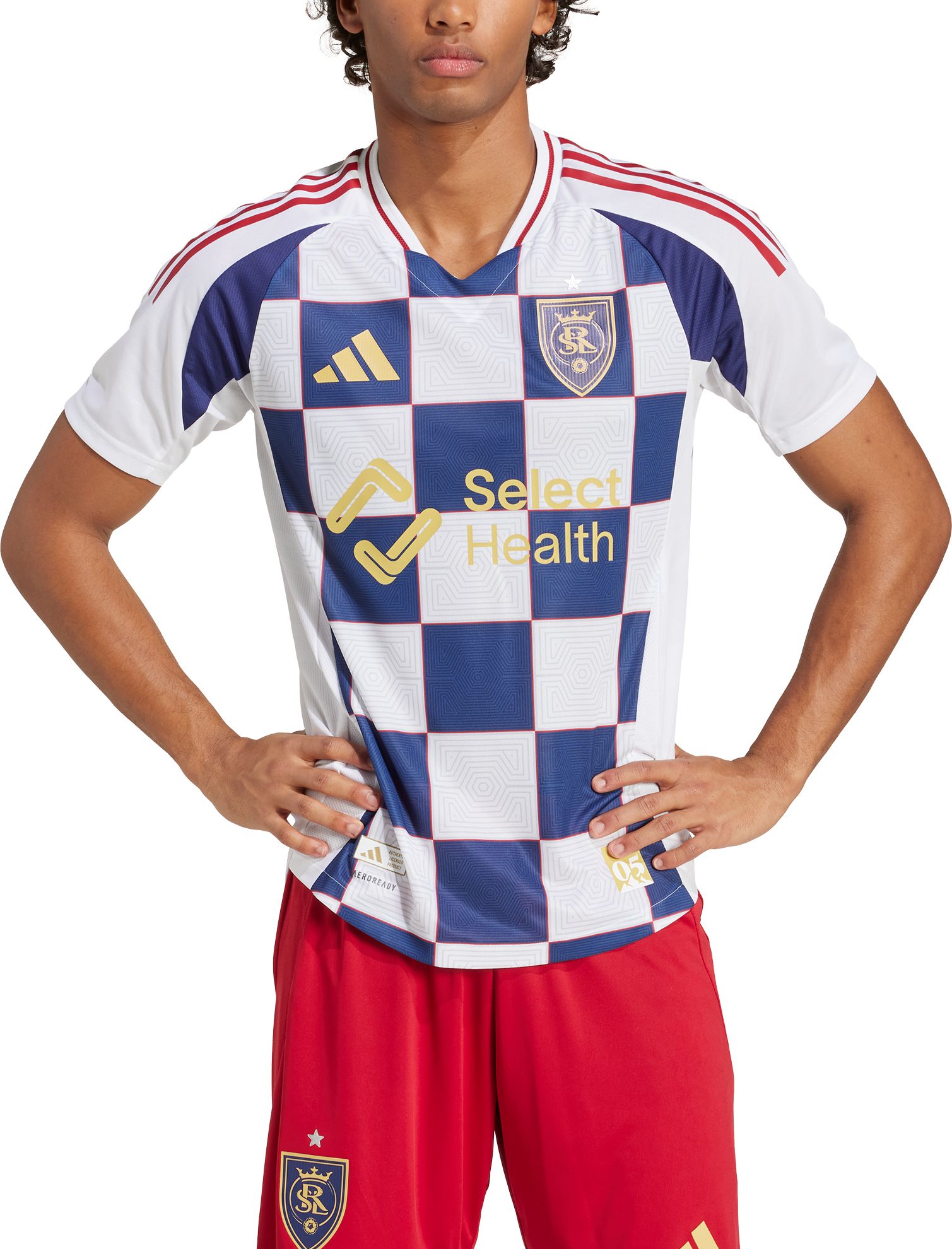 adidas Adult Real Salt Lake 2025 Secondary Authentic "Grid City" Jersey product image