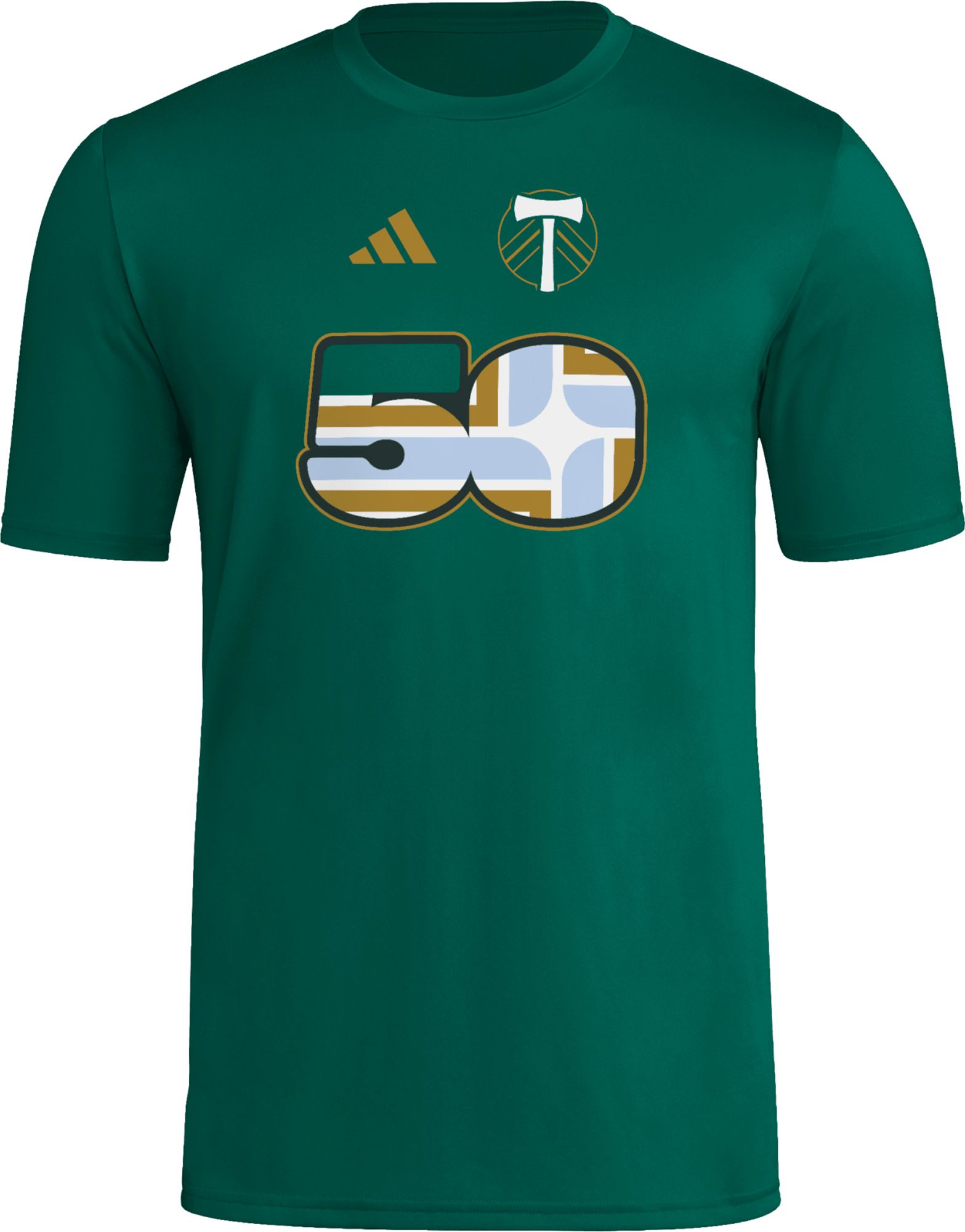 adidas Adult Portland Timbers 2025 Green Jersey Hook Home T-Shirt product image
