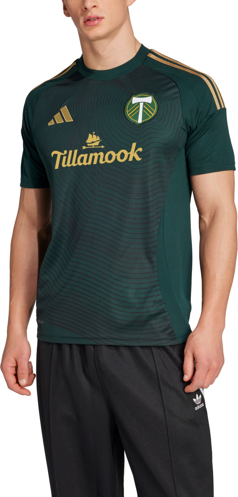 adidas Adult Portland Timbers 2025 Primary Replica "Forever Green & Gold" Jersey product image