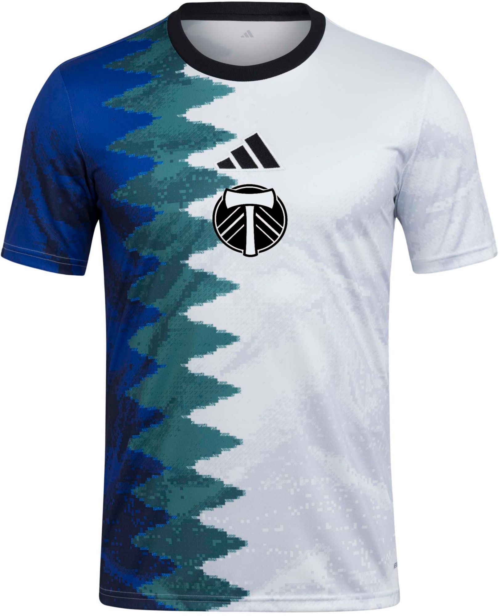 adidas Adult Portland Timbers 2025 eSports Pixels To Pitch White Prematch Jersey product image