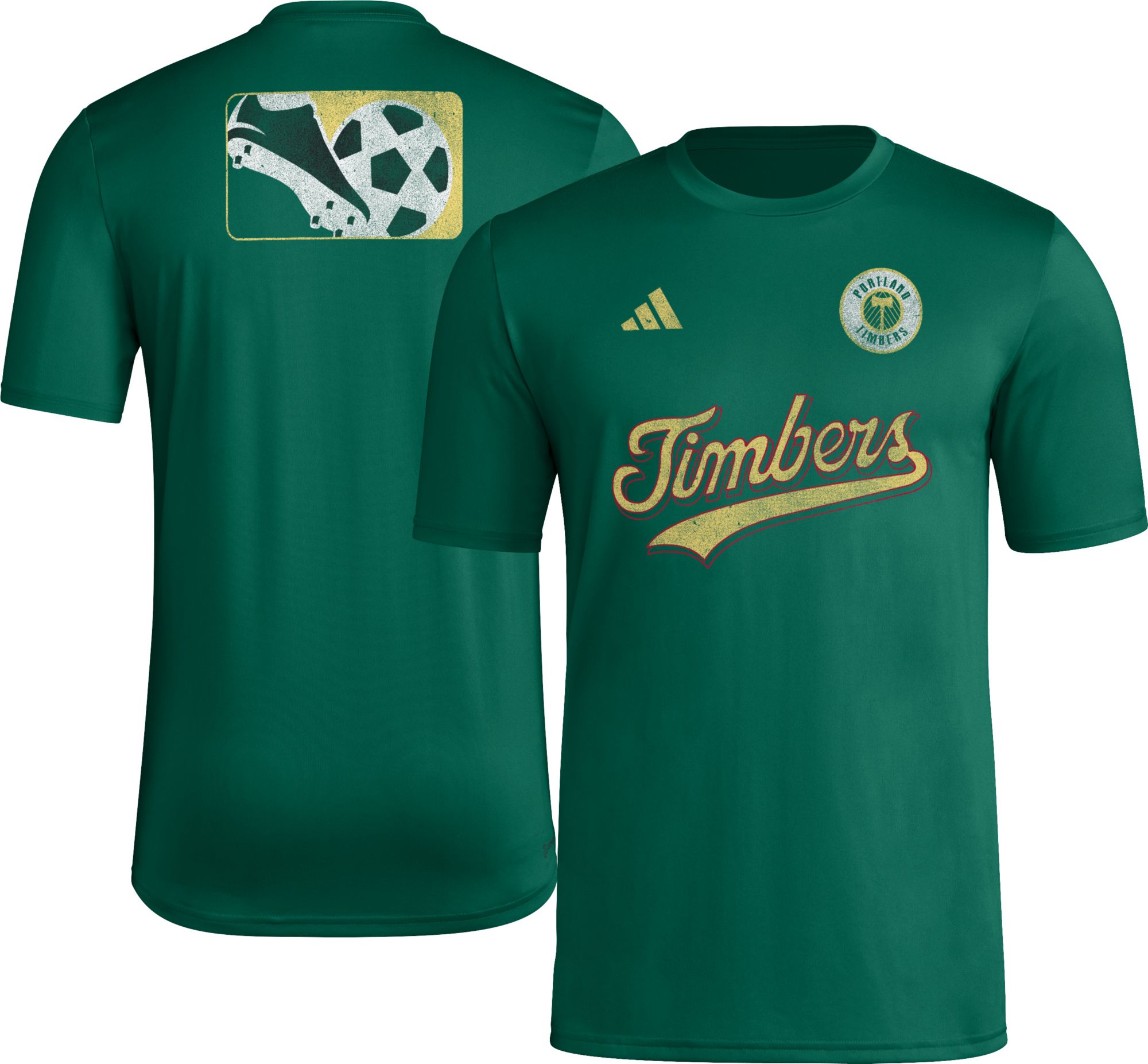 adidas Adult Portland Timbers 2024 Originals 3-Stripe Third T-Shirt product image