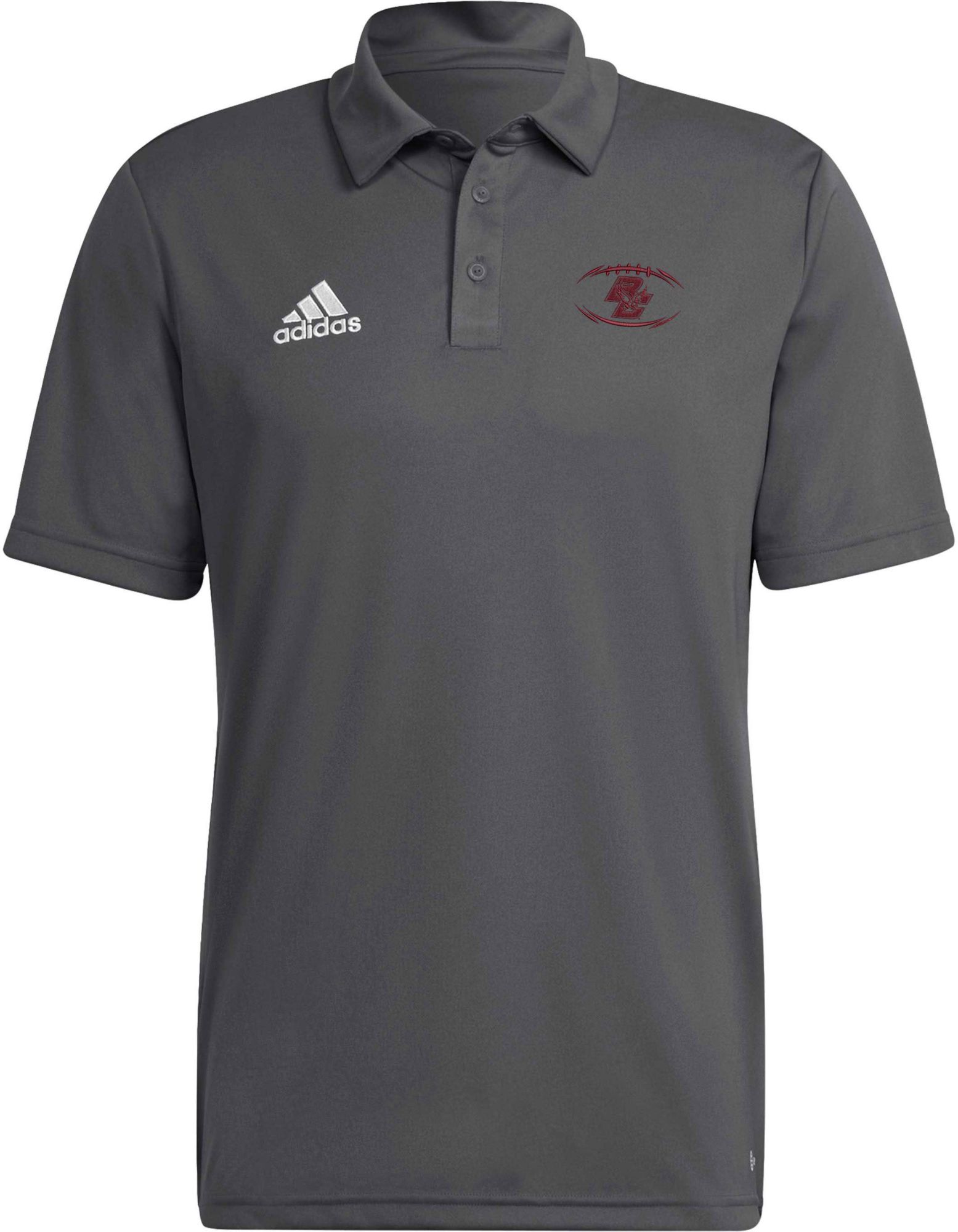 adidas Men's Boston College Eagles Grey Entrada Polo product image
