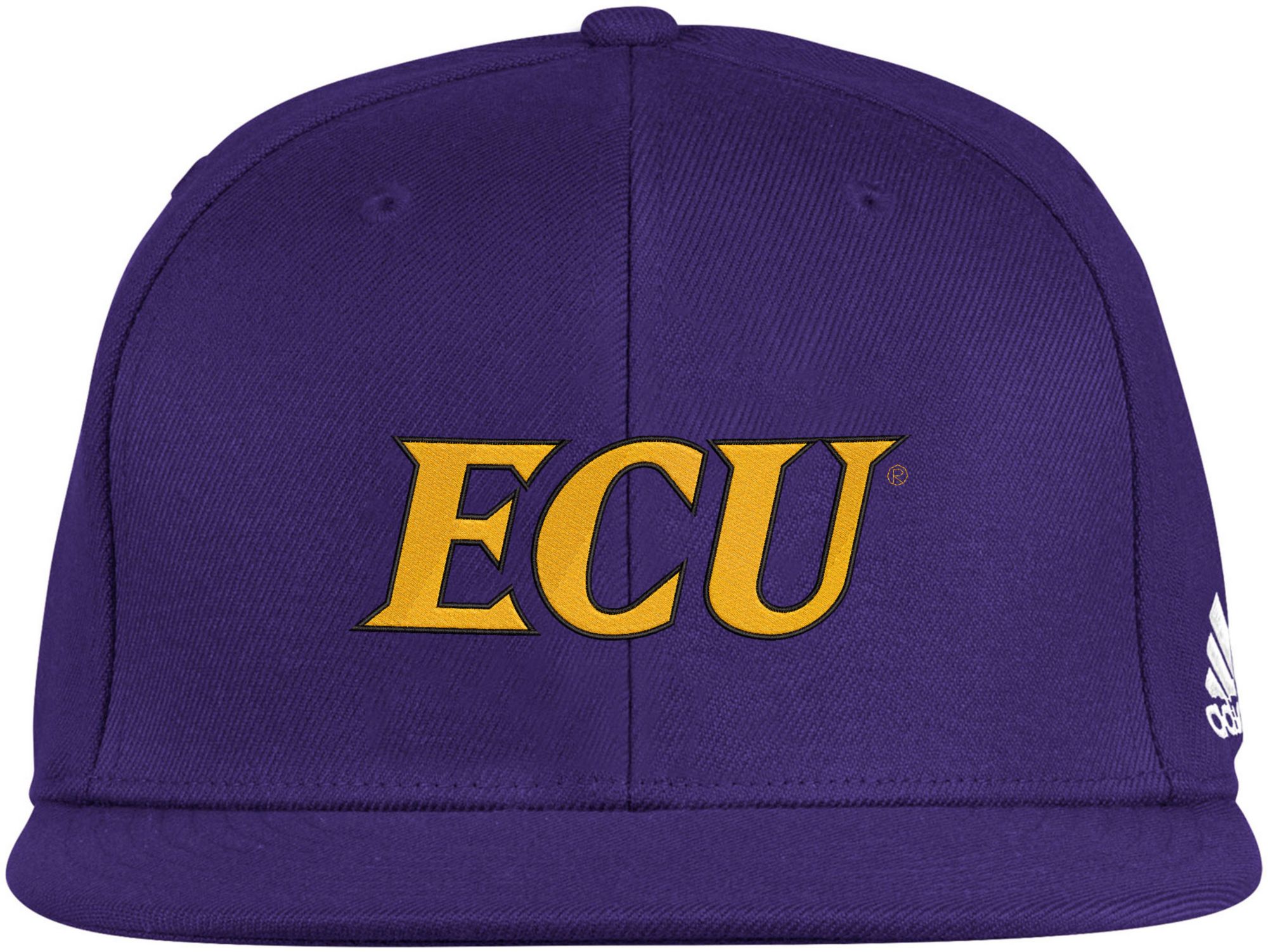 adidas Men's East Carolina Pirates Purple On Field Fitted Hat product image