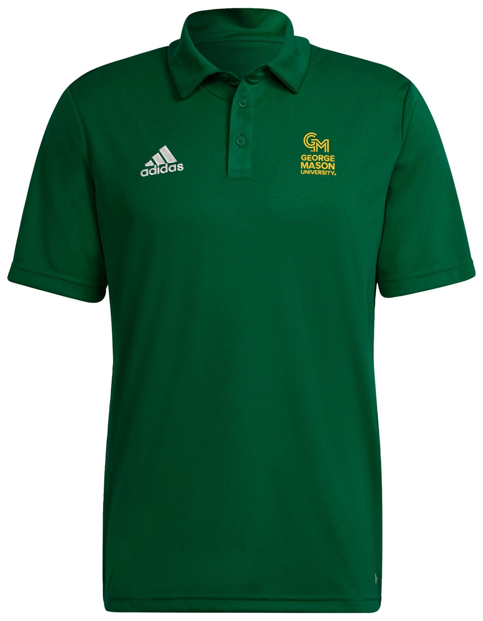 adidas Men's George Mason Patriots Green Entrada Polo product image