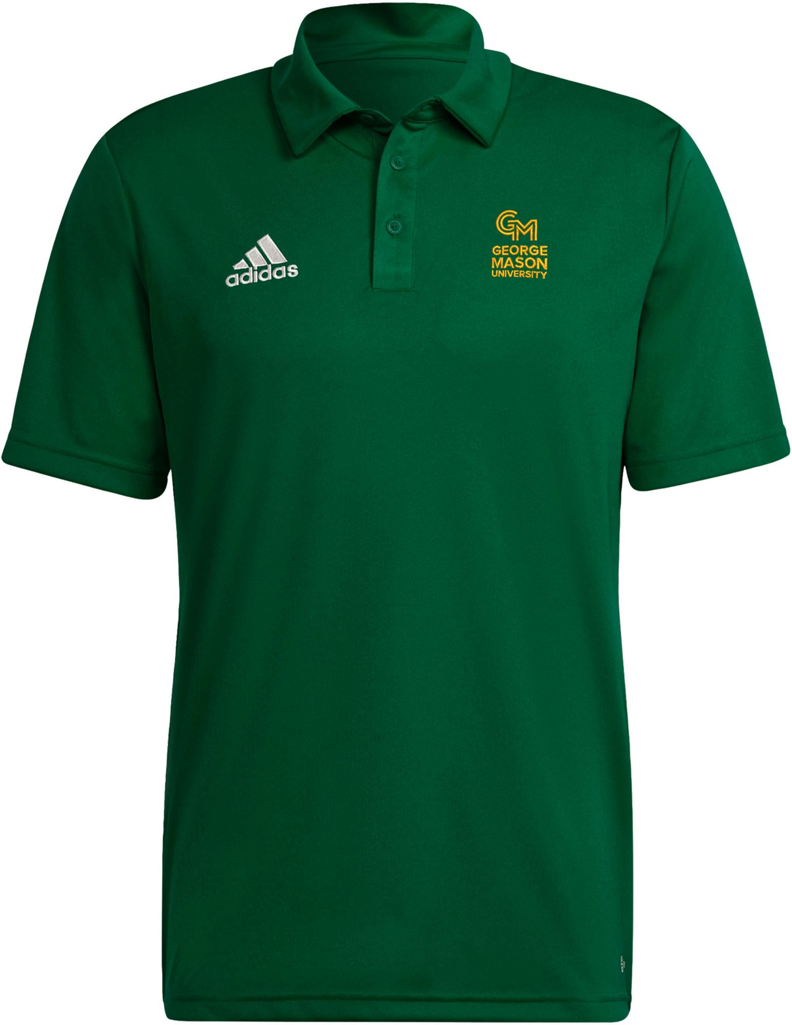 adidas Men's George Mason Patriots Green Entrada Polo product image