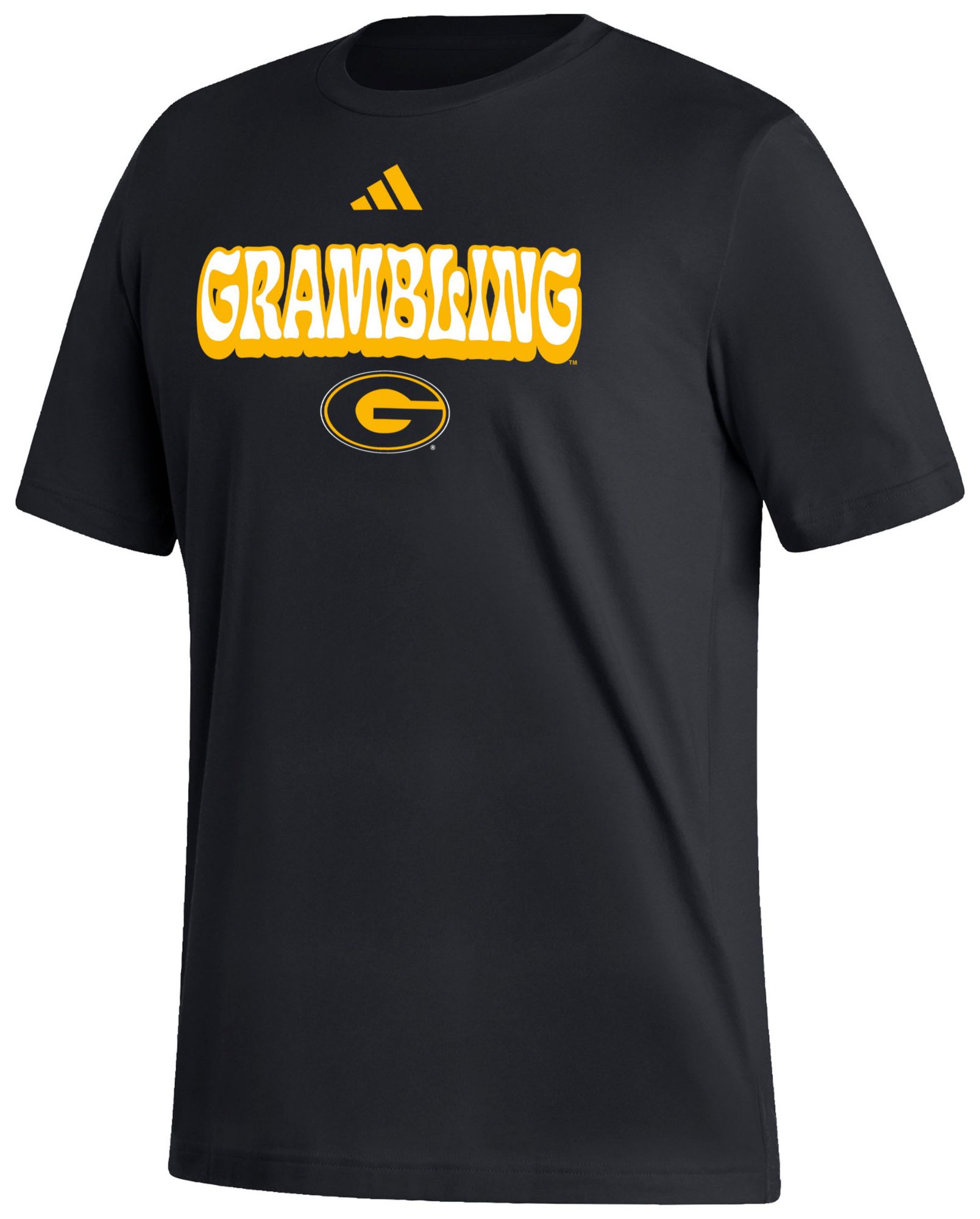 adidas Men's Grambling State Tigers Black Fresh T-Shirt product image