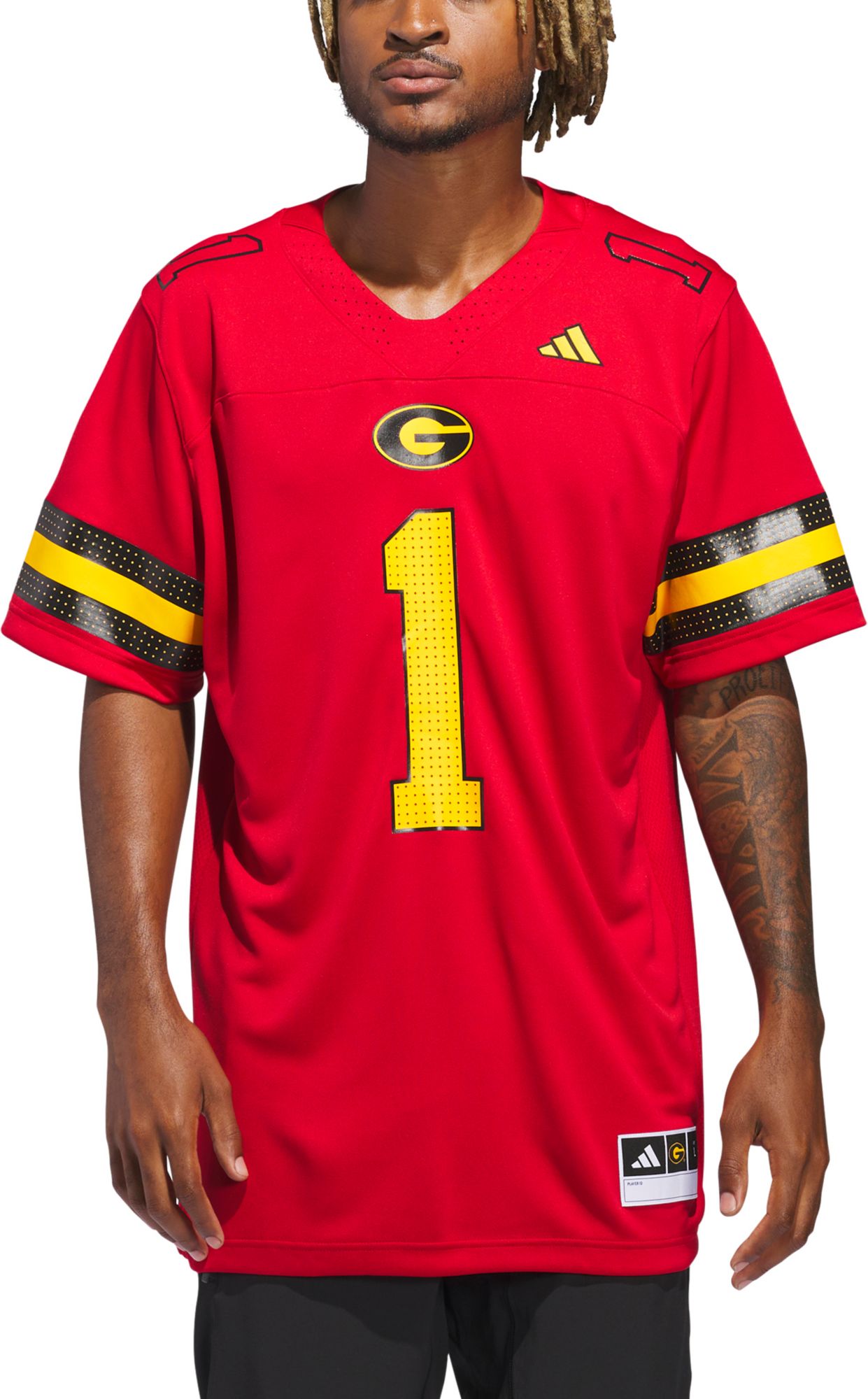 adidas Men's Grambling State Tigers Red Premier Replica Football Jersey product image