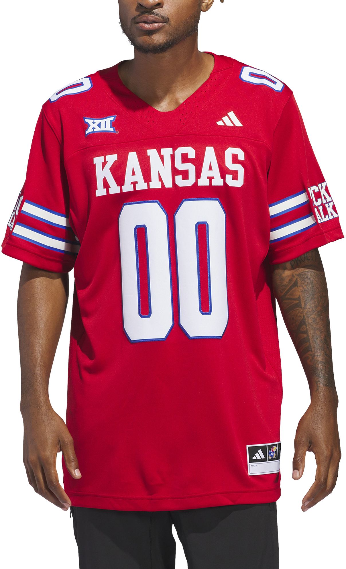 adidas Men's Kansas Jayhawks Crimson Premier Replica Alternate Football Jersey product image
