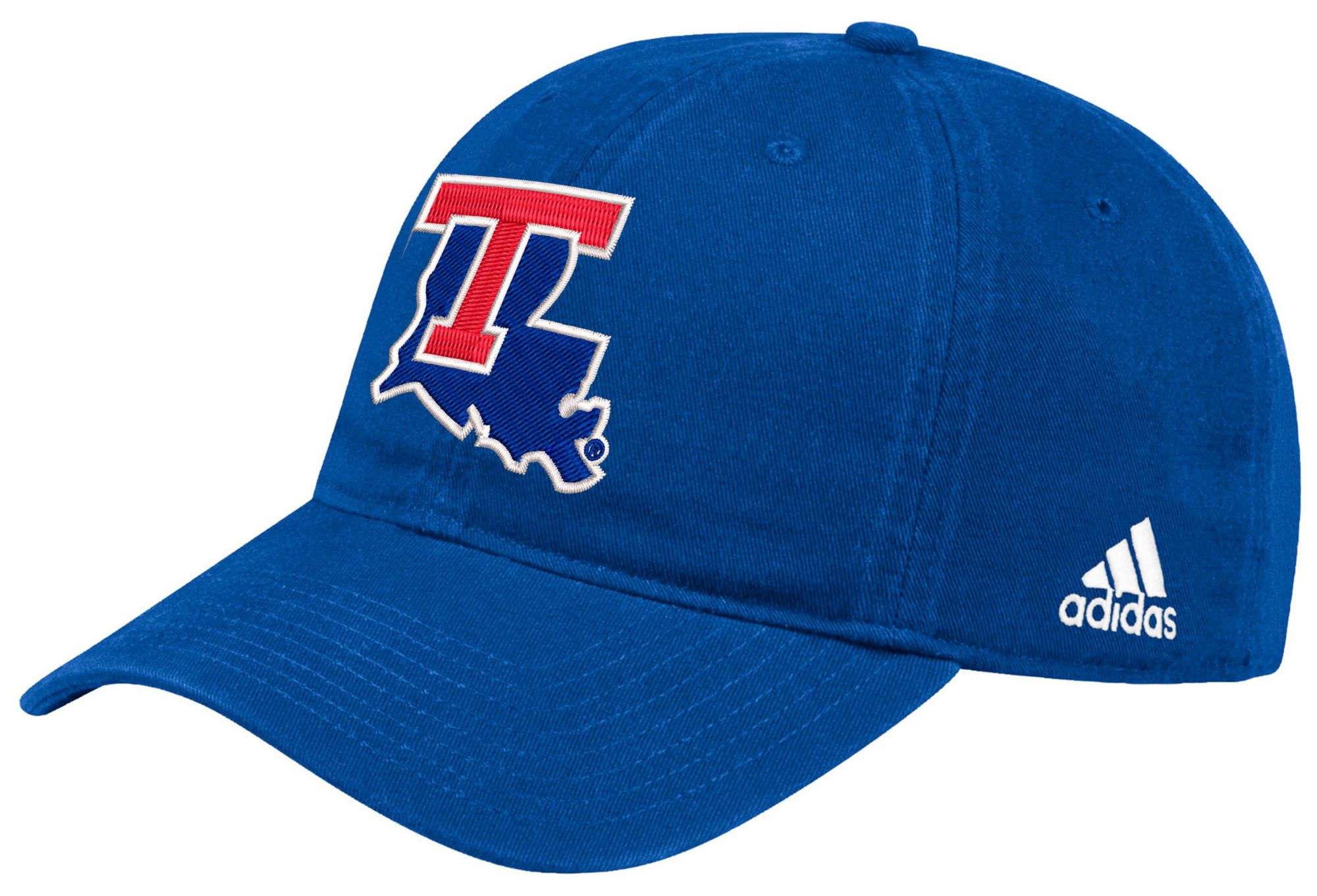 adidas Men's Louisiana Tech Bulldogs Royal Slouch Adjustable Hat product image