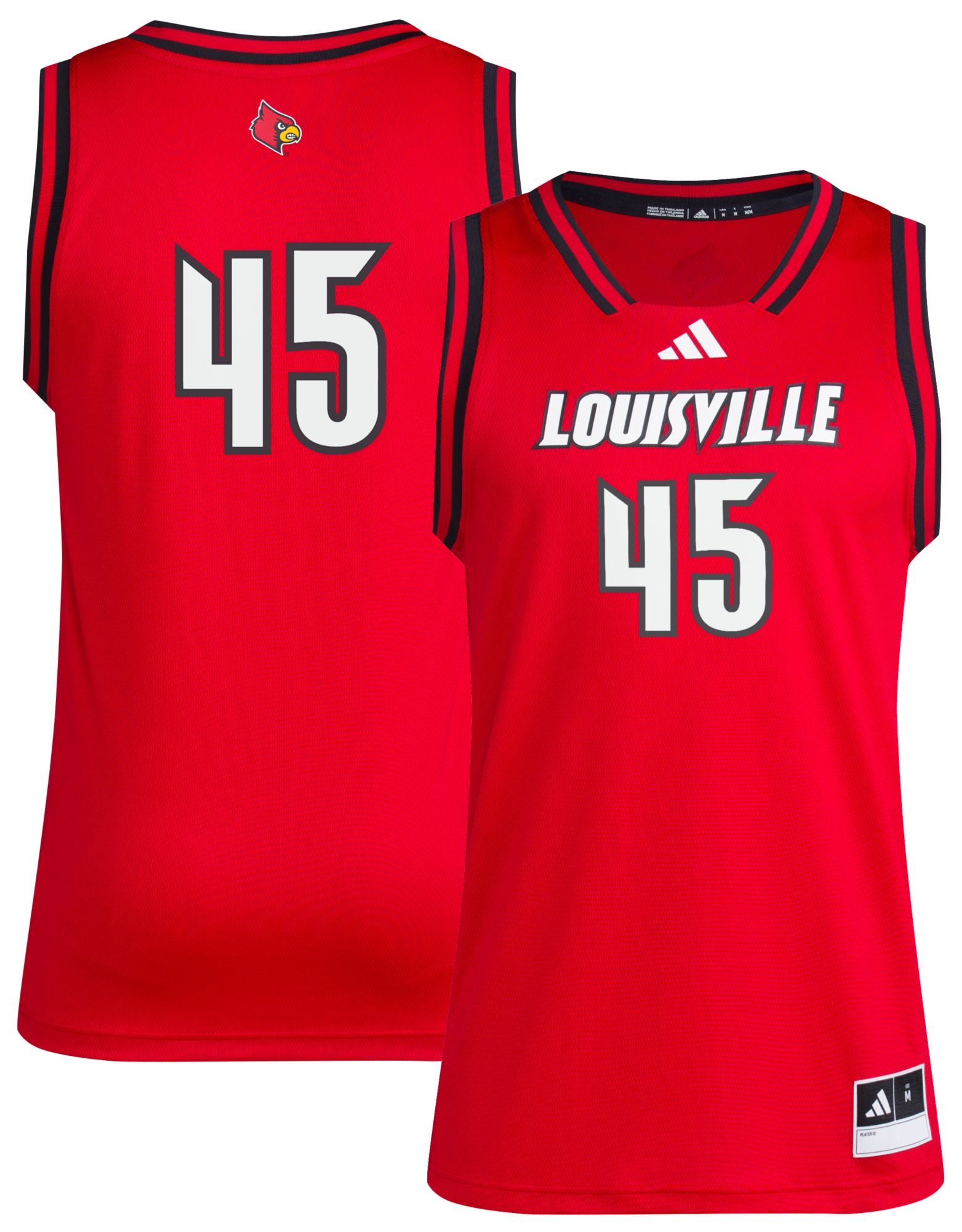 adidas Men's Louisville Cardinals Red Swingman Jersey product image