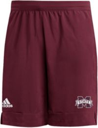 adidas Men's Mississippi State Bulldogs Maroon 9” Heat Ready Woven ...