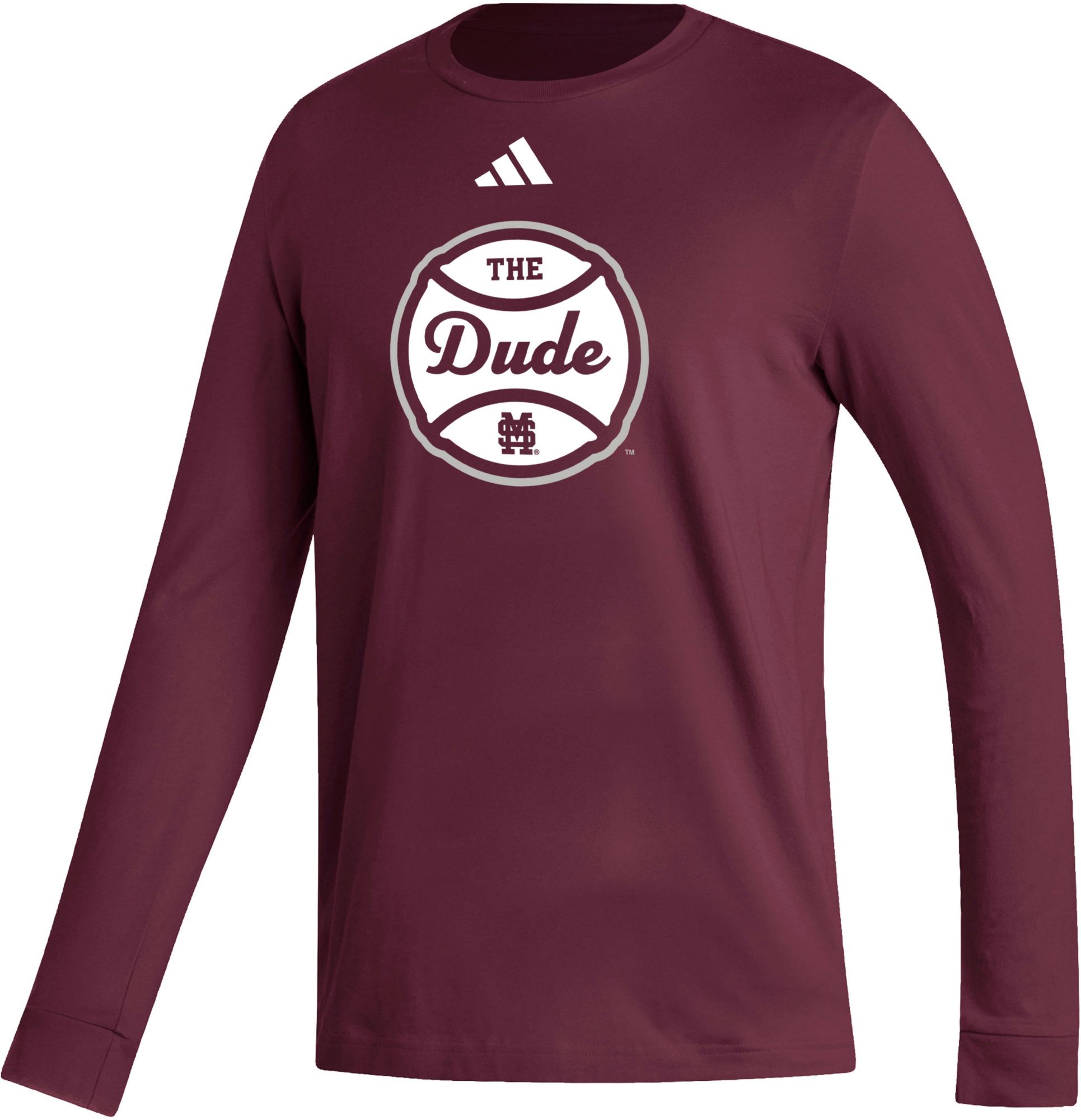 adidas Men's Mississippi State Bulldogs Maroon Dude Creator T-Shirt product image